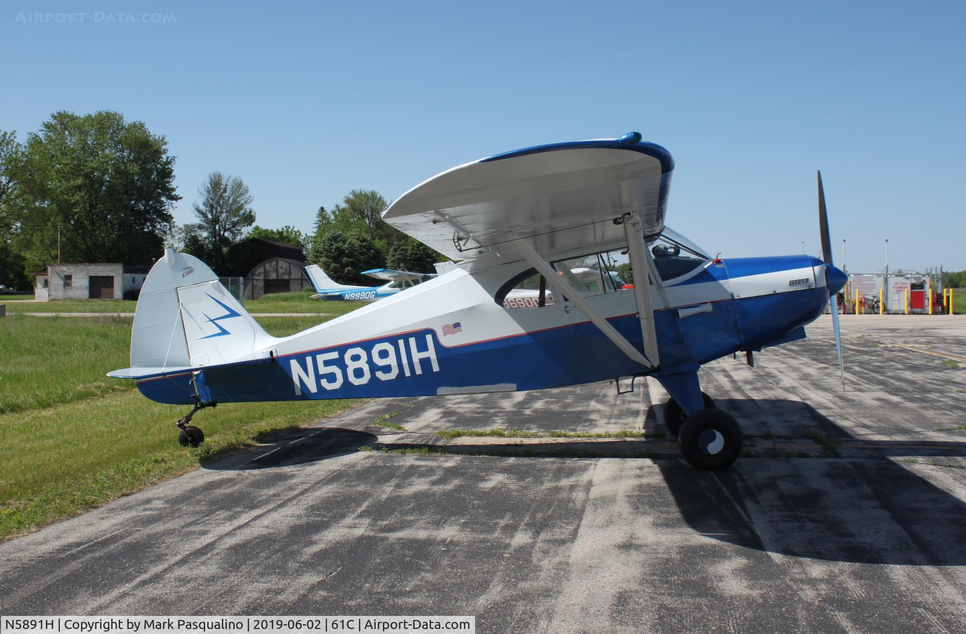 N5891H, 1949 Piper PA-16 Clipper C/N 16-512, Piper PA-16