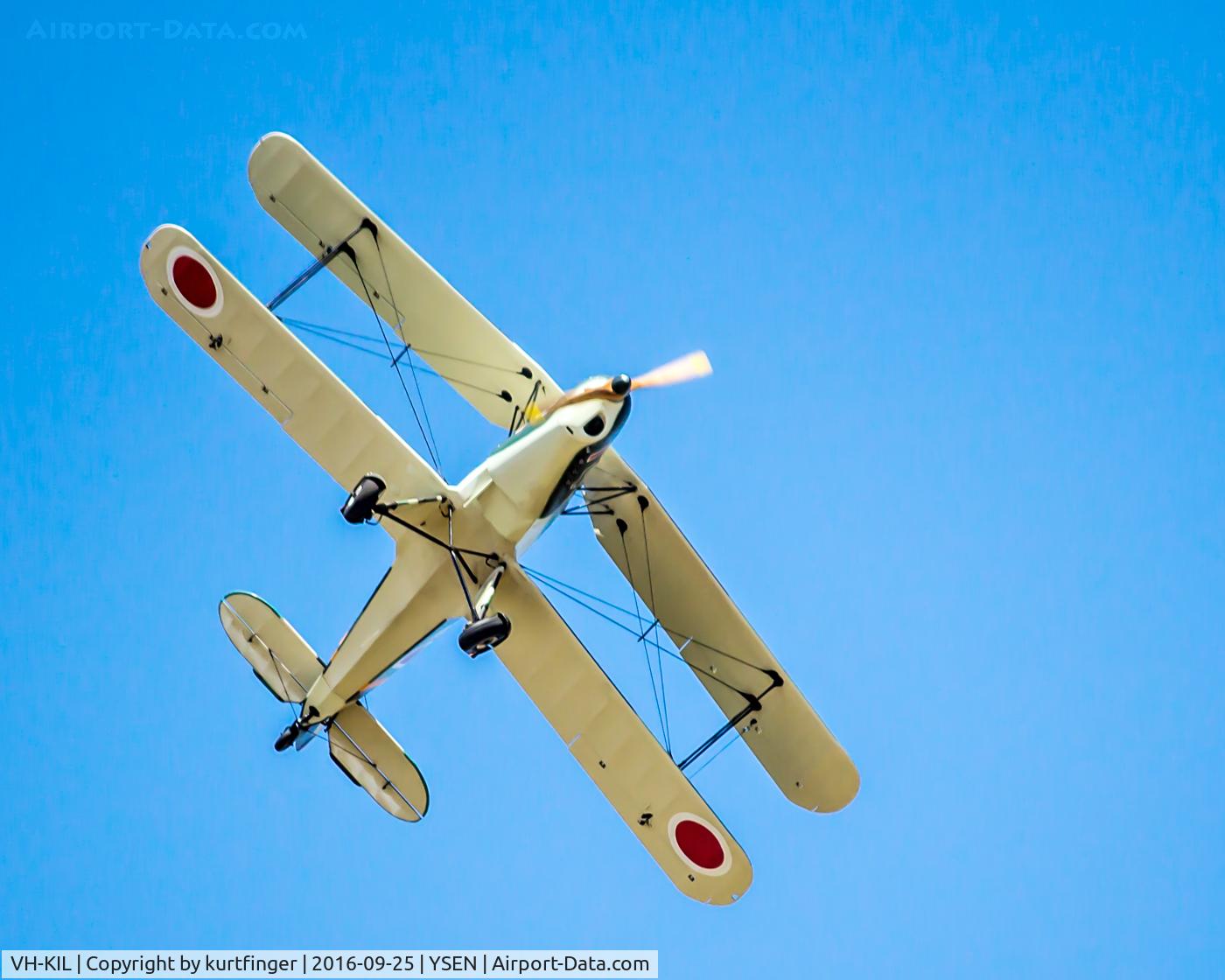 VH-KIL, CASA 1-131E Jungmann C/N 295, CASA Model 1.131 sn 295, Bücker Bü 131 Jungman. VH-KIL Serpentine airfield  25-09-16.