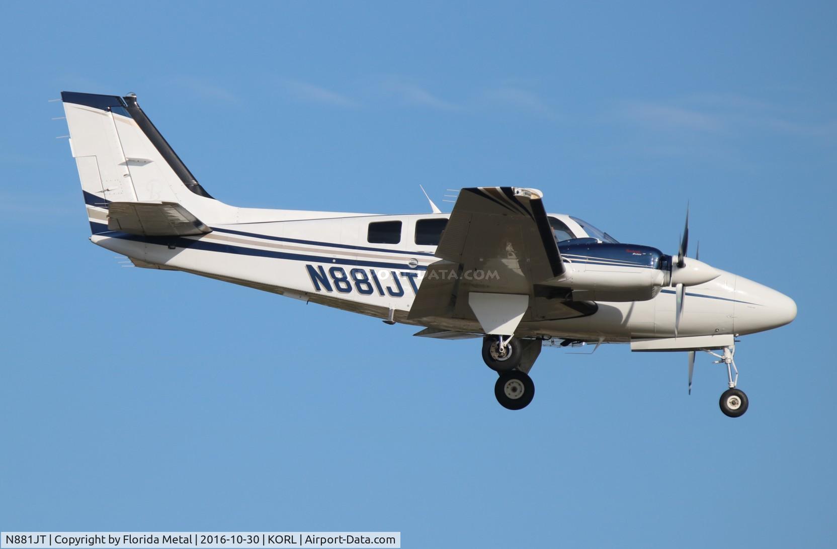 N881JT, 2007 Hawker Beechcraft Corp G58 Baron C/N TH-2194, G58 Baron