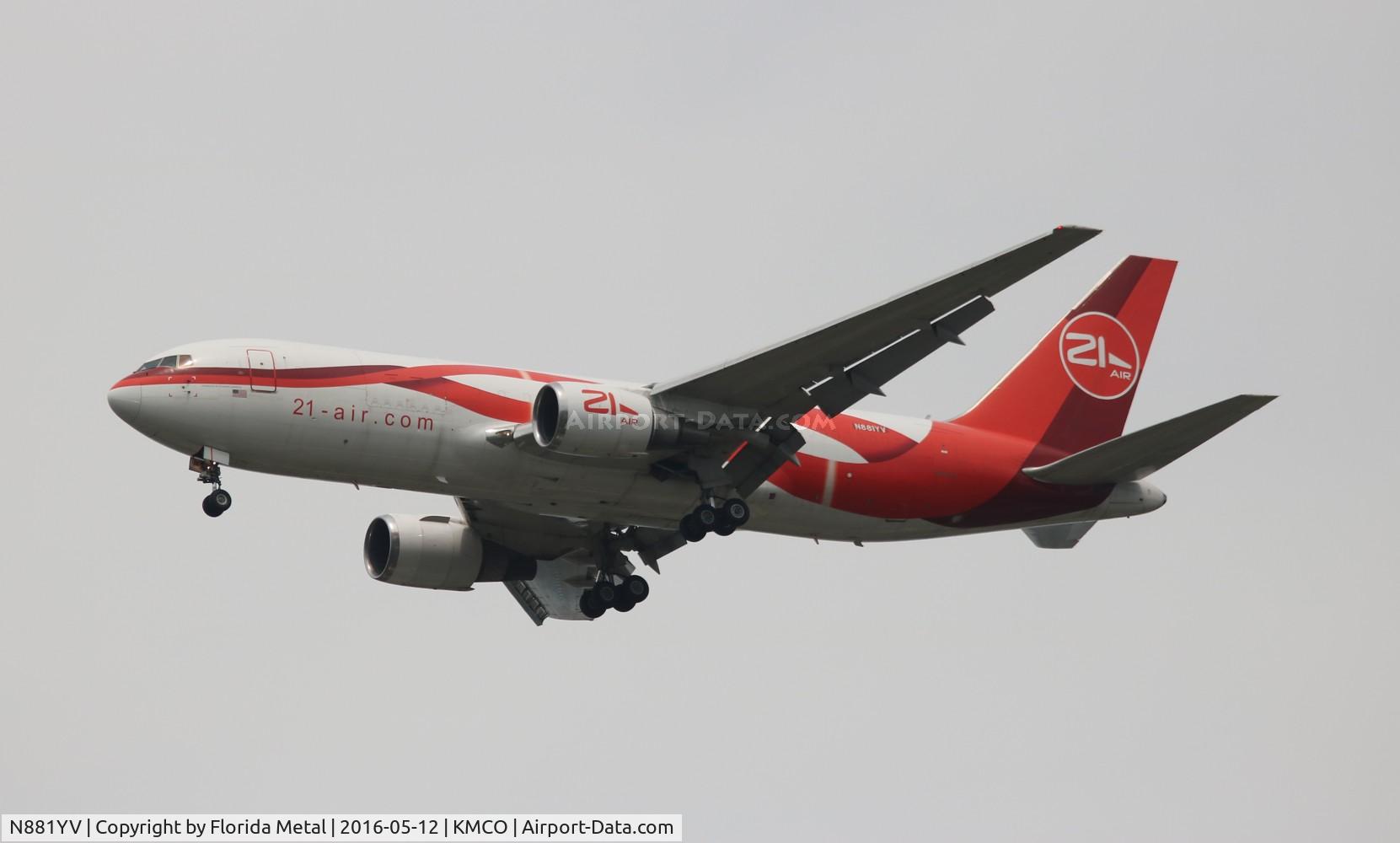 N881YV, 1986 Boeing 767-241/ER C/N 23803, 21 Air
