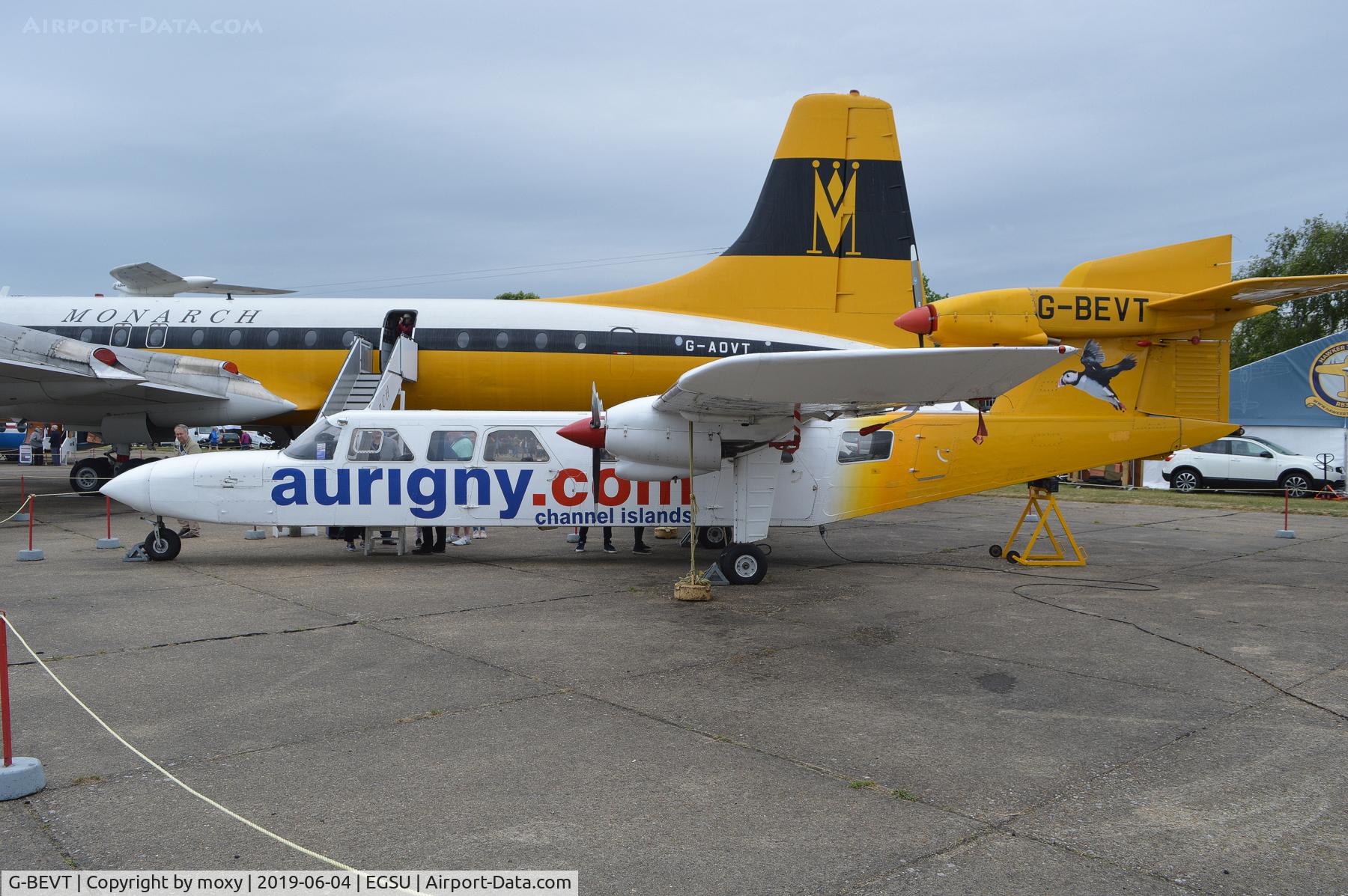 G-BEVT, 1977 Britten-Norman BN-2A Mk.III-2 Trislander C/N 1057, Britten-Norman BN-2A Mk.III-2 Trislander now preserved at Duxford.