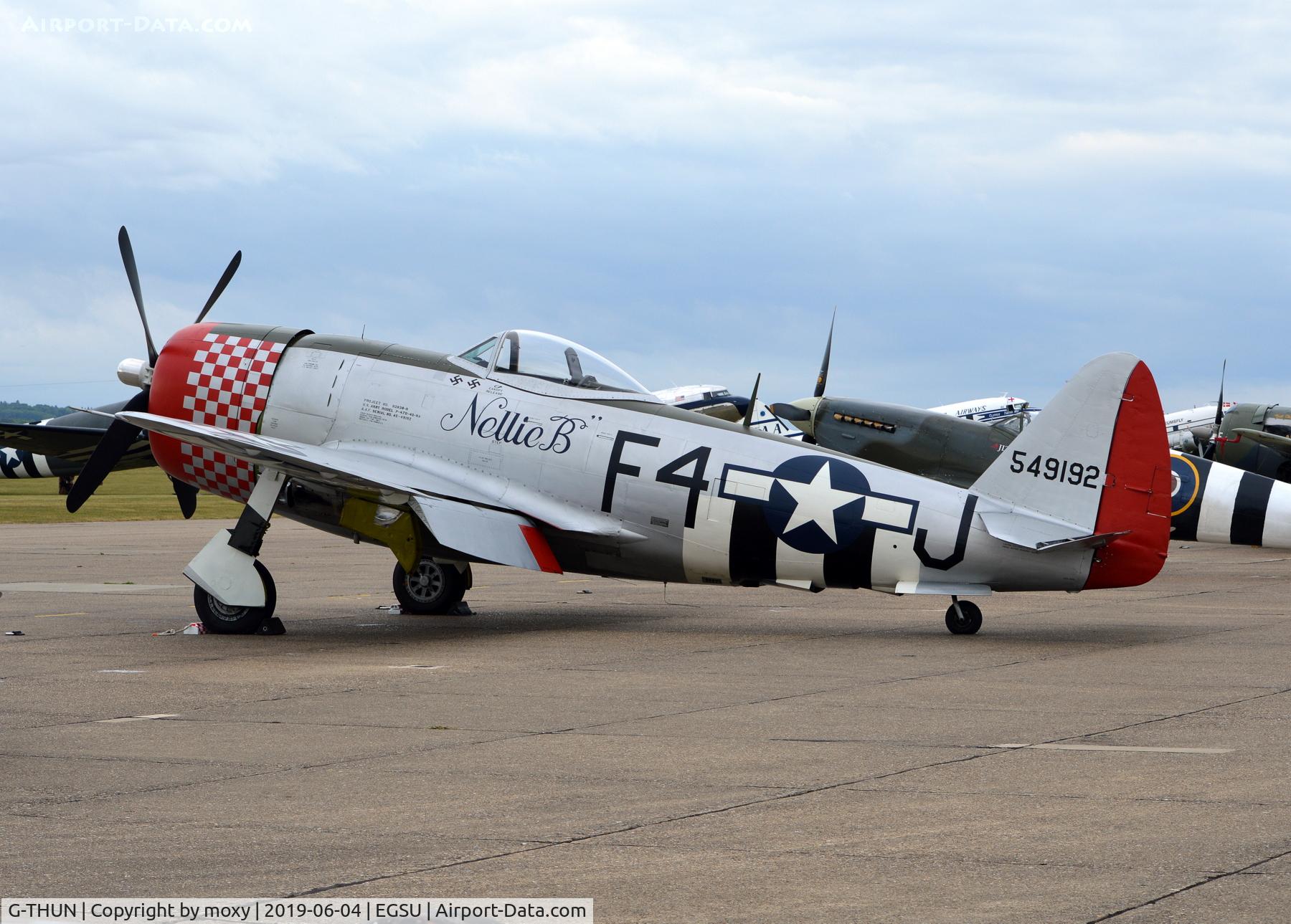 G-THUN, 1945 Republic P-47D Thunderbolt C/N 399-55731, Republic P-47D Thunderbolt at Duxford.