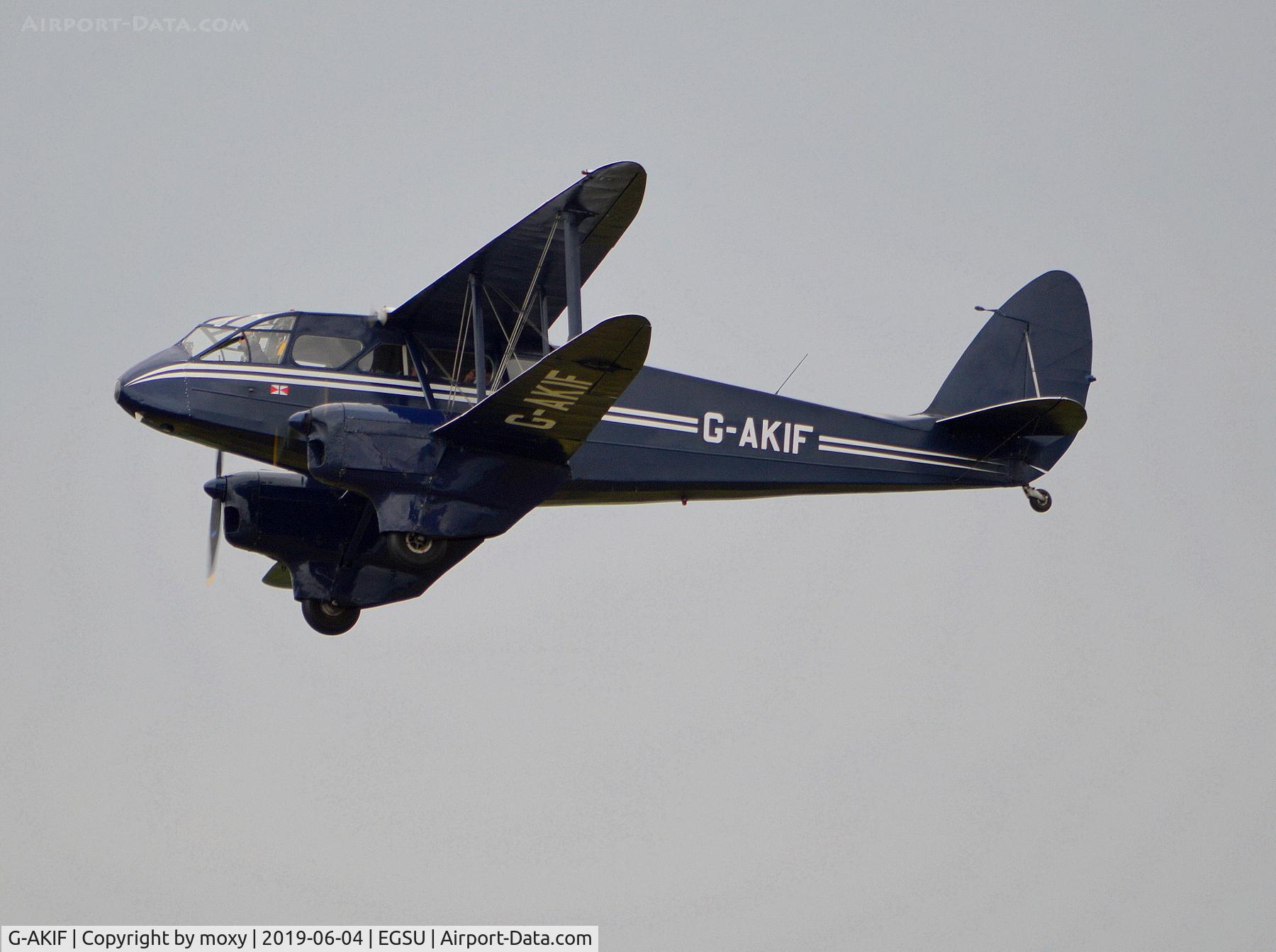 G-AKIF, 1944 De Havilland DH-89A Dominie/Dragon Rapide C/N 6838, De Havilland DH-89A Dominie/Dragon Rapide at Duxford.