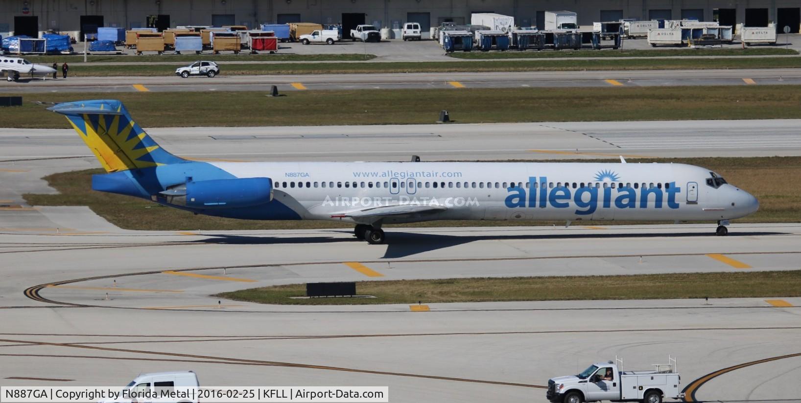 N887GA, 1990 McDonnell Douglas MD-82 (DC-9-82) C/N 49932, Allegiant