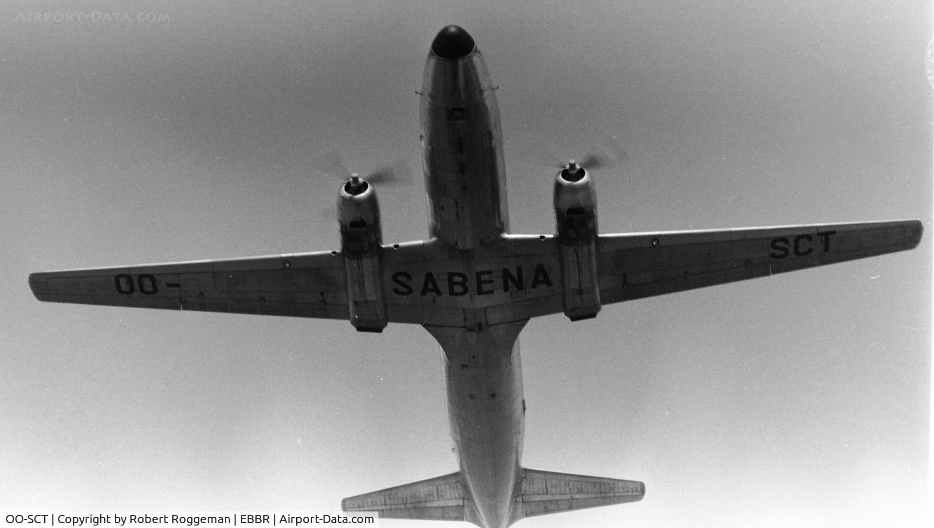 OO-SCT, 1956 Convair 440 Metropolitan C/N 381, Mid 1960's.SABENA.