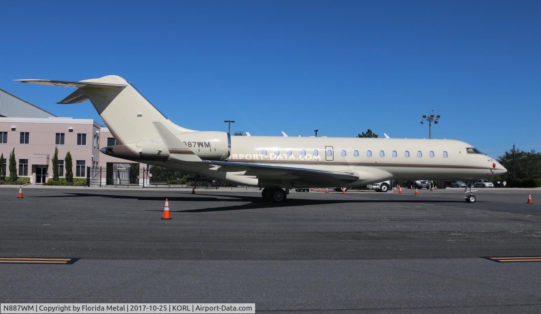 N887WM, 2008 Bombardier BD-700-1A10 Global Express C/N 9292, Global Express
