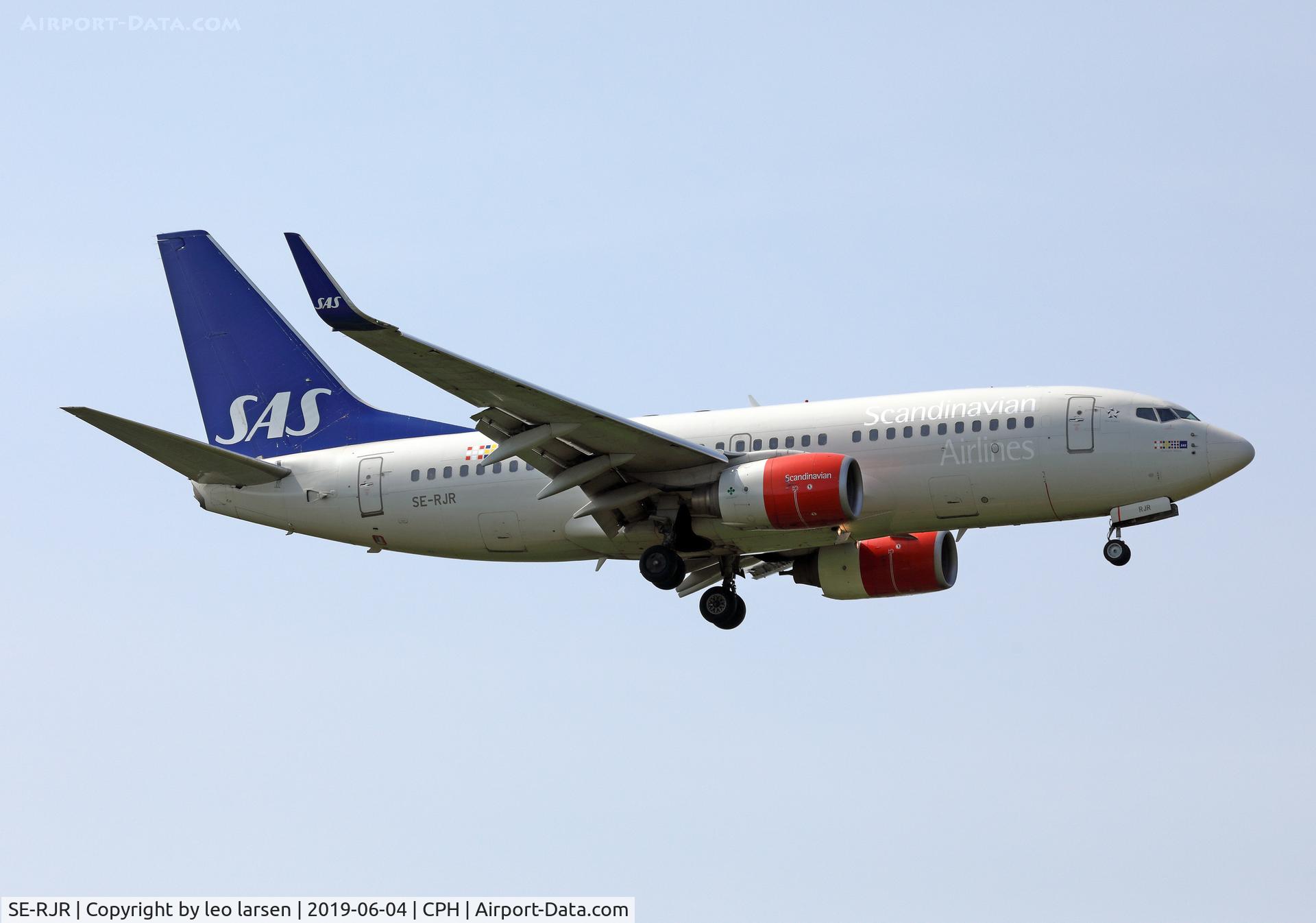 SE-RJR, 2004 Boeing 737-76N C/N 33420, Copenhagen 4.6.2019
