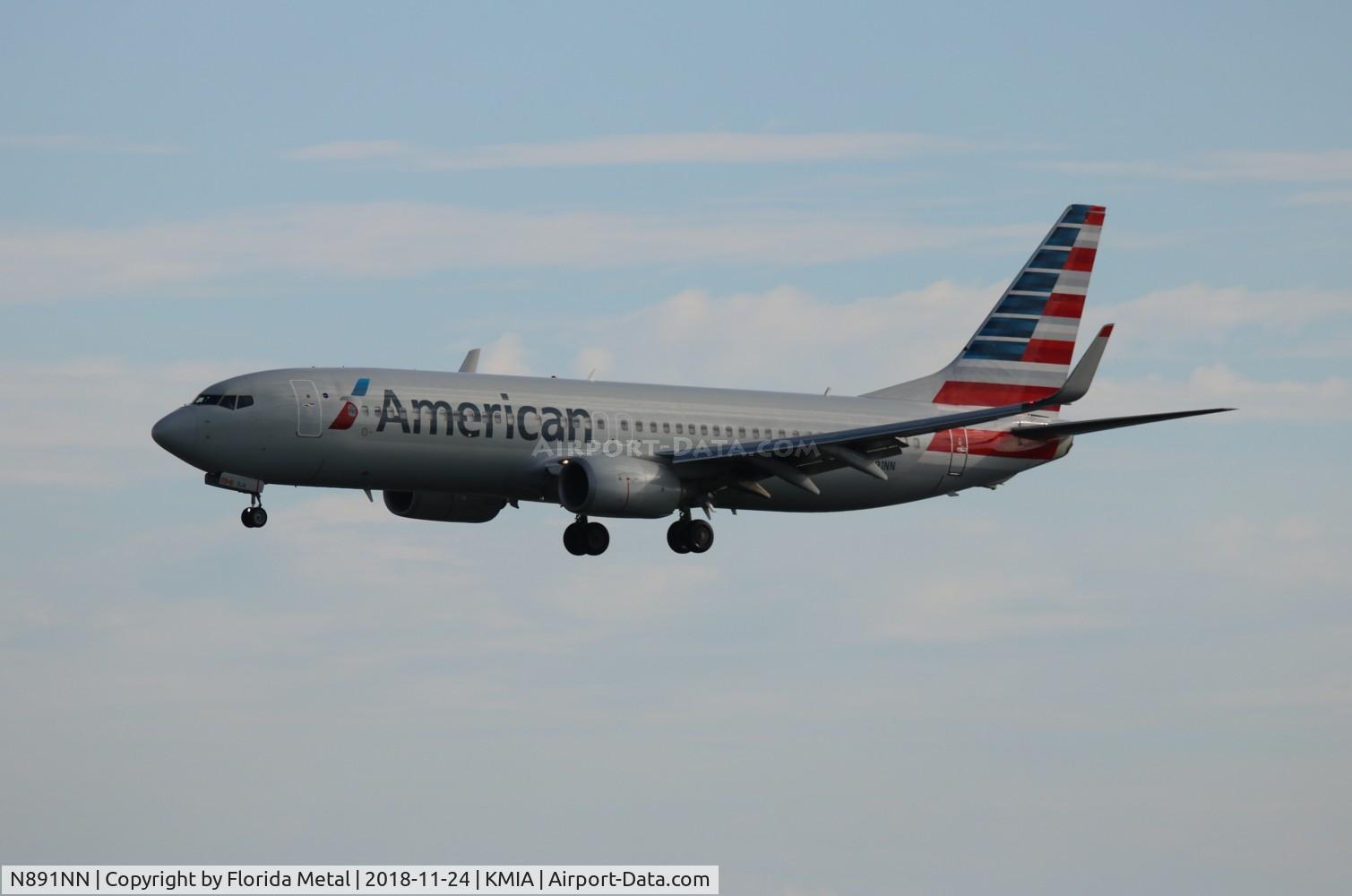N891NN, 2012 Boeing 737-823 C/N 33315, American 737-823
