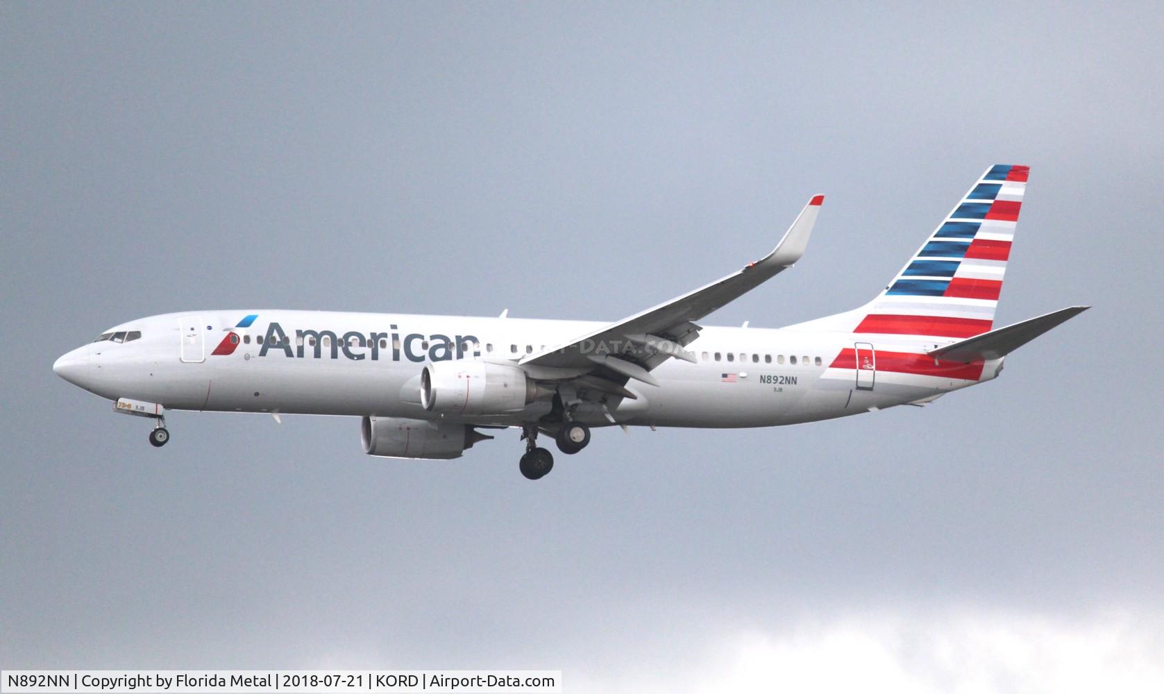 N892NN, 2012 Boeing 737-823 C/N 31145, American 737-823