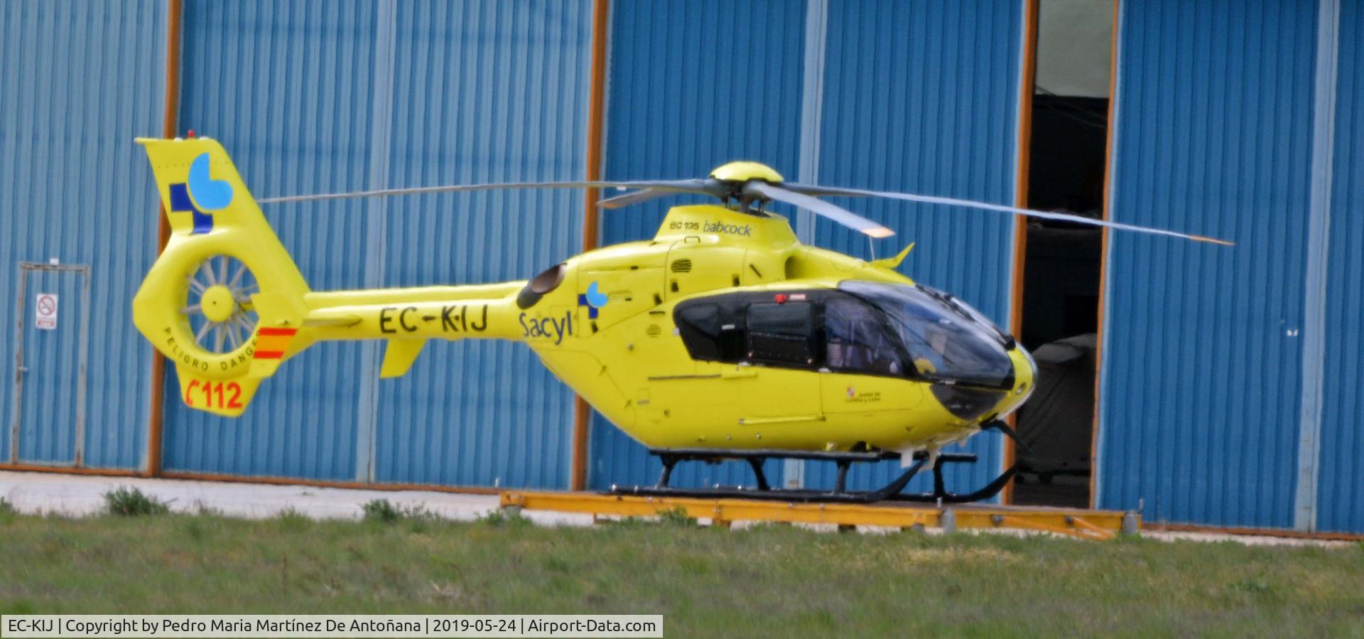 EC-KIJ, 2007 Eurocopter EC-135 T2 C/N 0579, Aeropuerto de Burgos - Spain