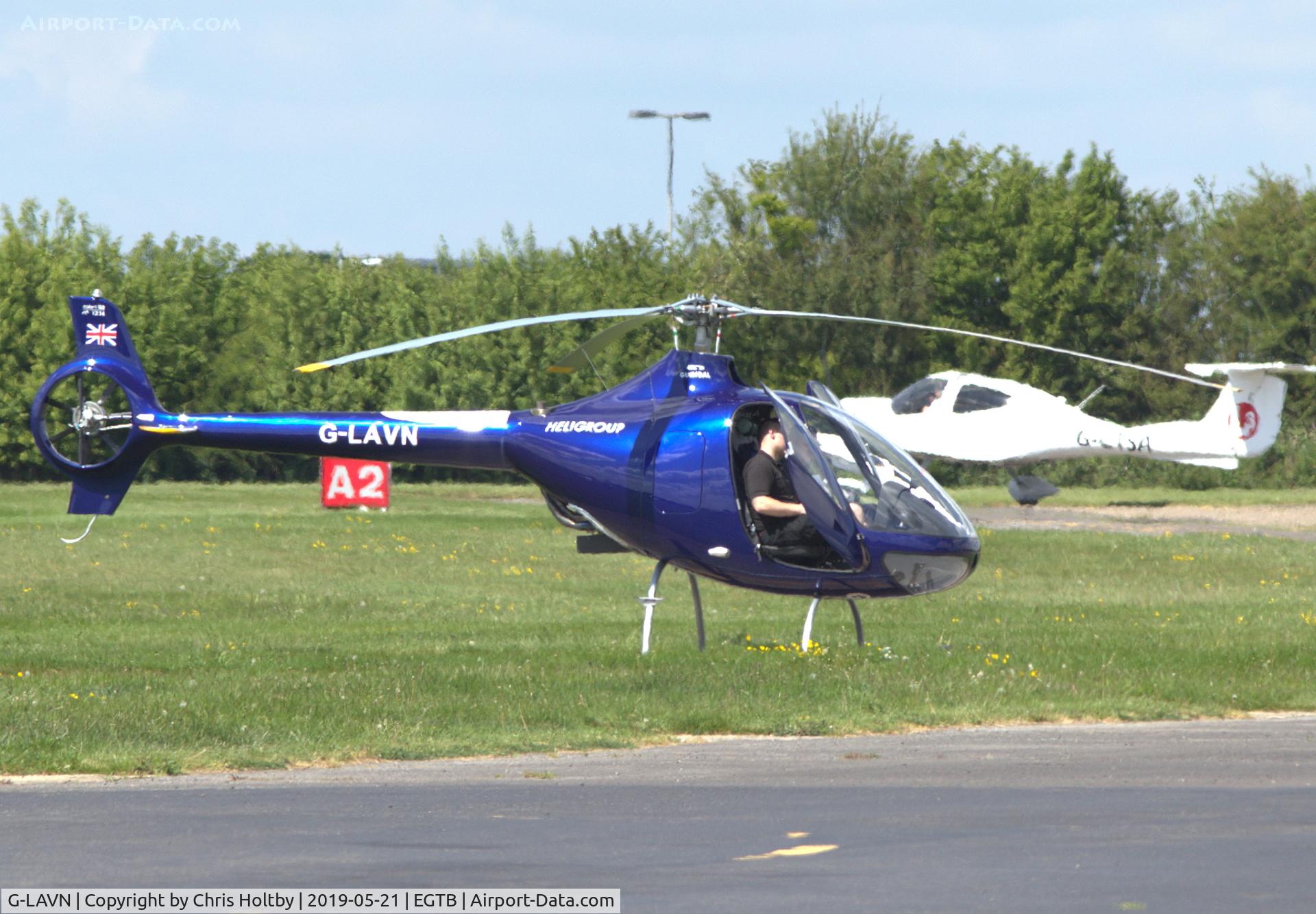 G-LAVN, 2018 Guimbal Cabri G2 C/N 1234, Booker resident preparing for lift off.