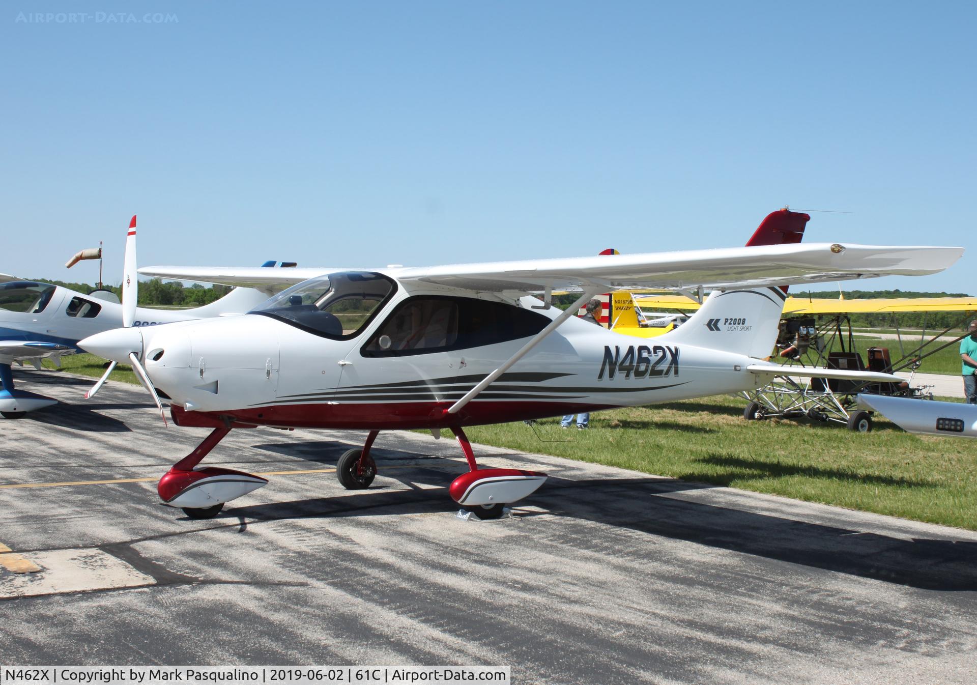 N462X, 2013 Tecnam P-2008 C/N 075, Tecnam P-2008
