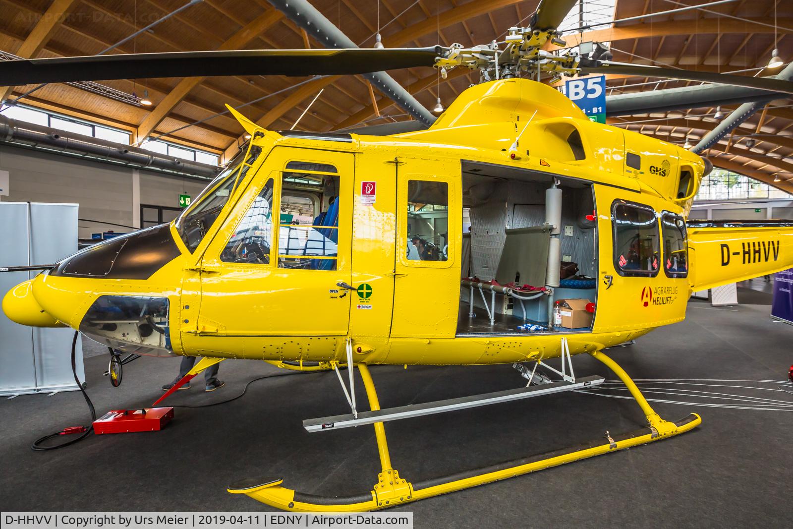 D-HHVV, Bell 412 C/N 33091, AERO Friedrichshafen 2019