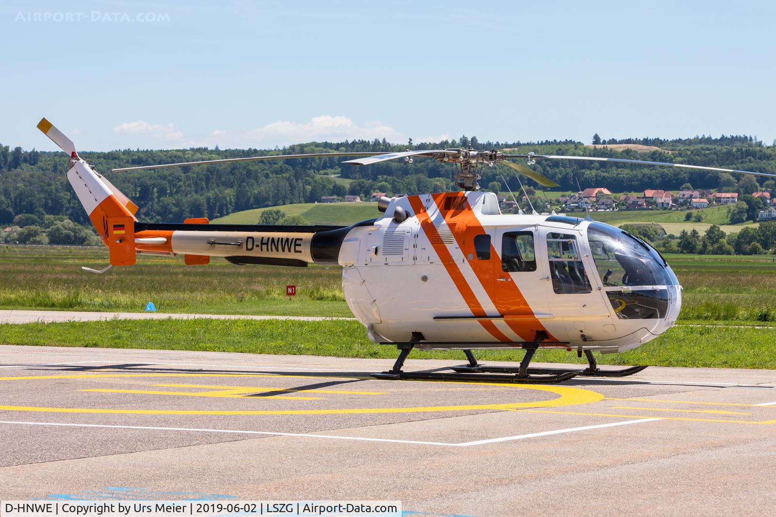 D-HNWE, MBB Bo-105S C/N S-456, Heliweekend Grenchen, 2019