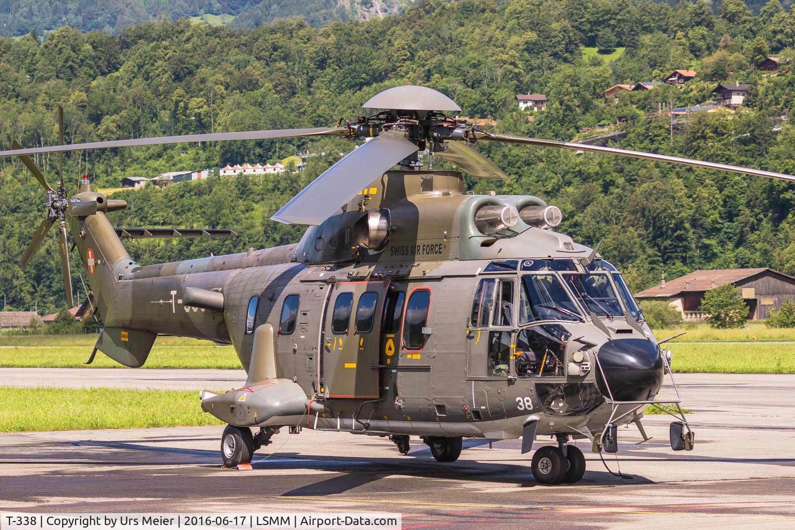 T-338, 2002 Eurocopter AS-532UL Cougar C/N 2545/MIS023, 75 years of Airbase Meiringen/CH
