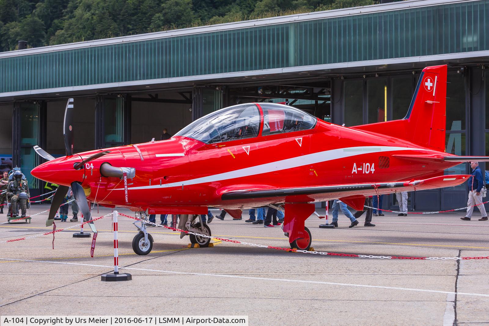 A-104, 2007 Pilatus PC-21 C/N 106, 75 years of Airbase Meiringen/CH