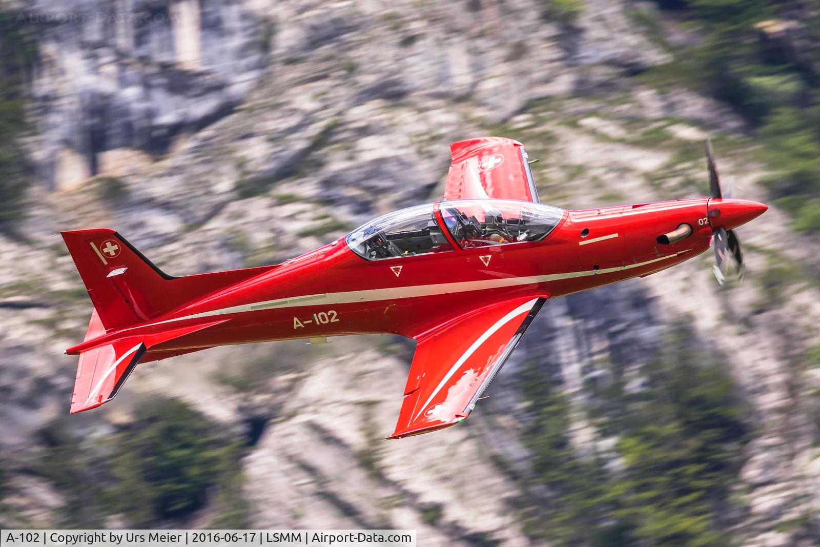 A-102, 2007 Pilatus PC-21 C/N 104, 75 years of Airbase Meiringen/CH