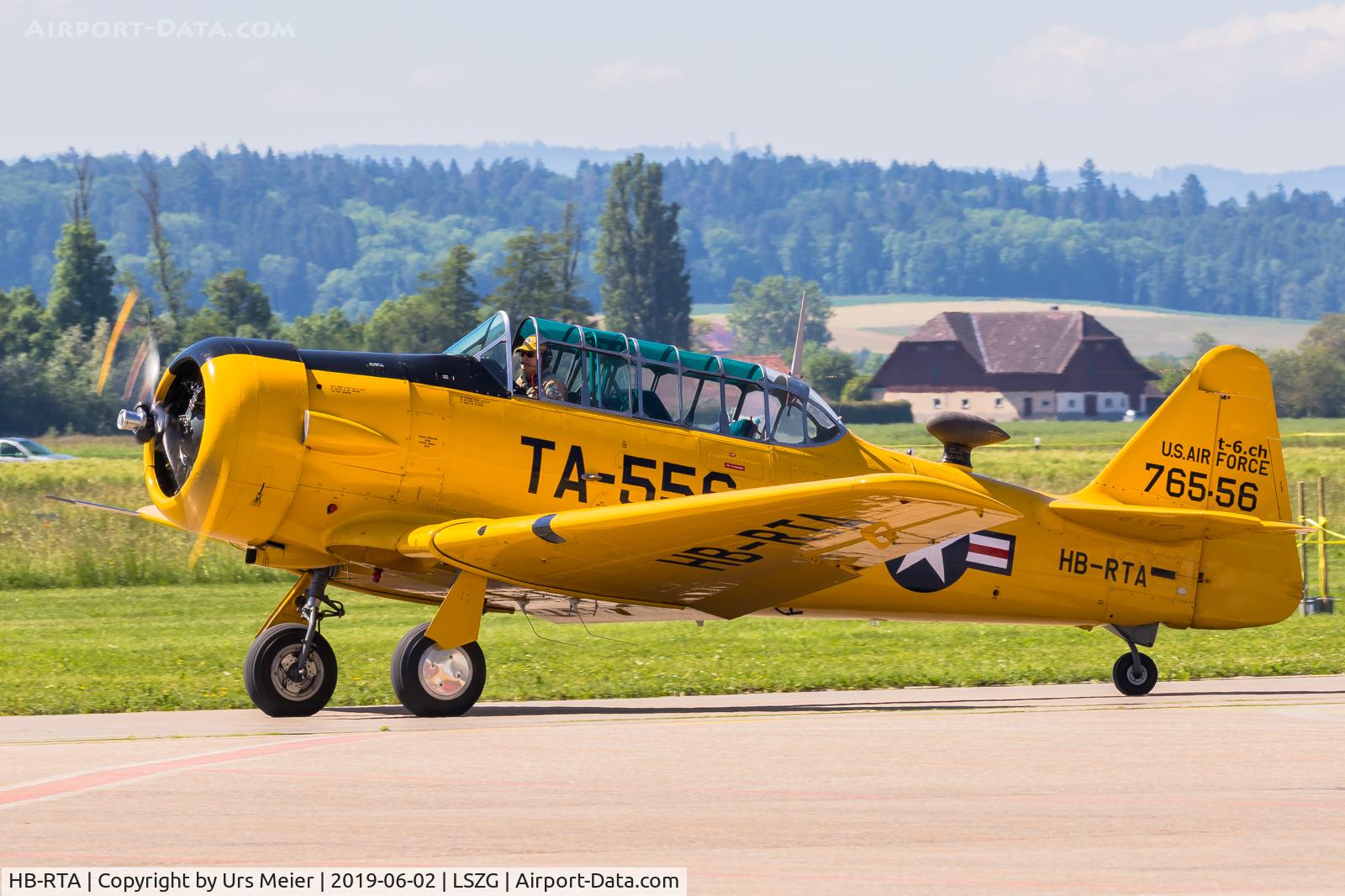 HB-RTA, 1941 North American AT-6 Harvard II C/N 76-3556, Heliweekend Grenchen, 2019