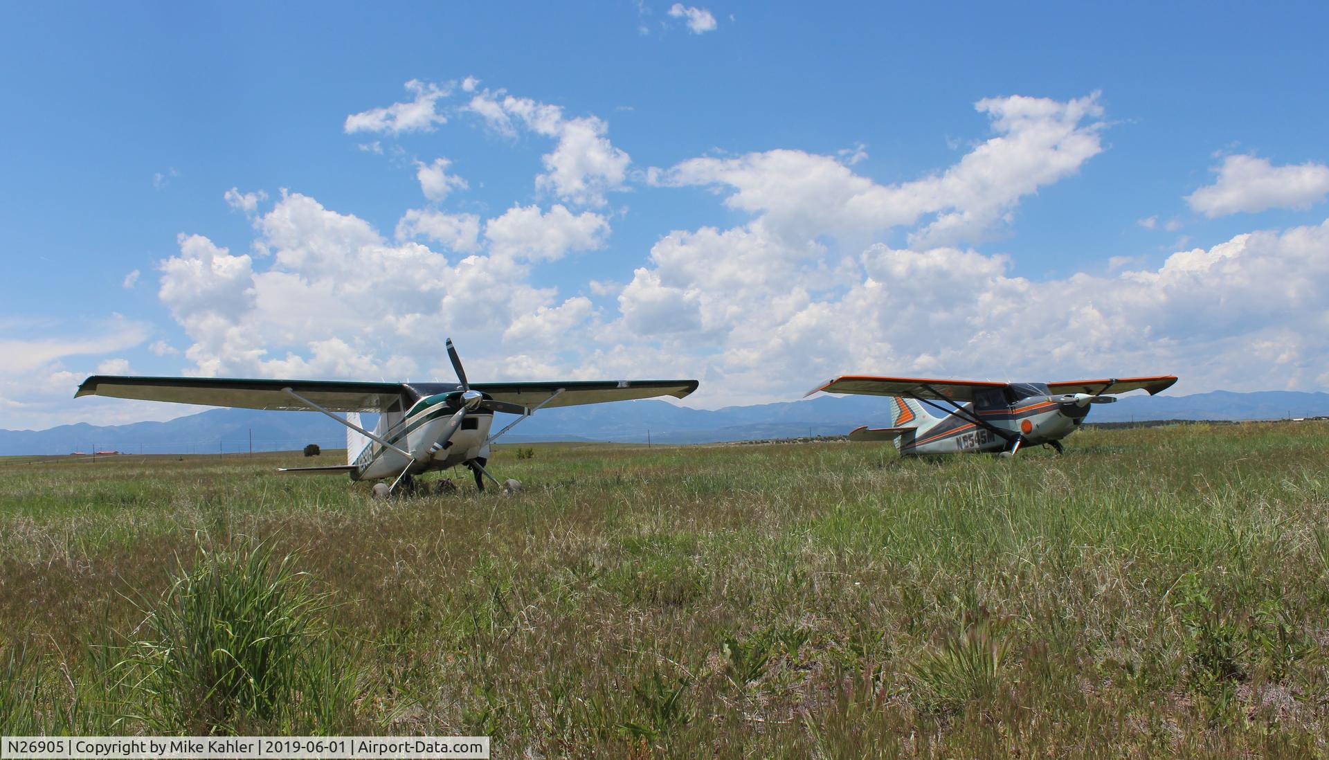 N26905, Cessna 180 C/N 18051354, Hanging out with an old friend.