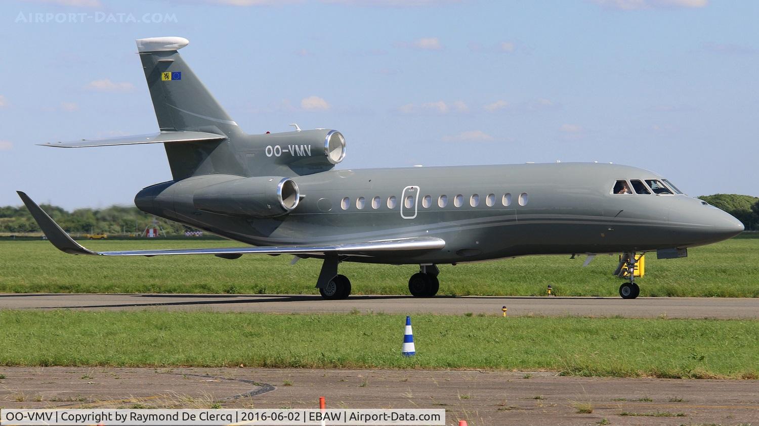 OO-VMV, 2018 Dassault Falcon 900EX C/N 330, At Antwerp Airport.