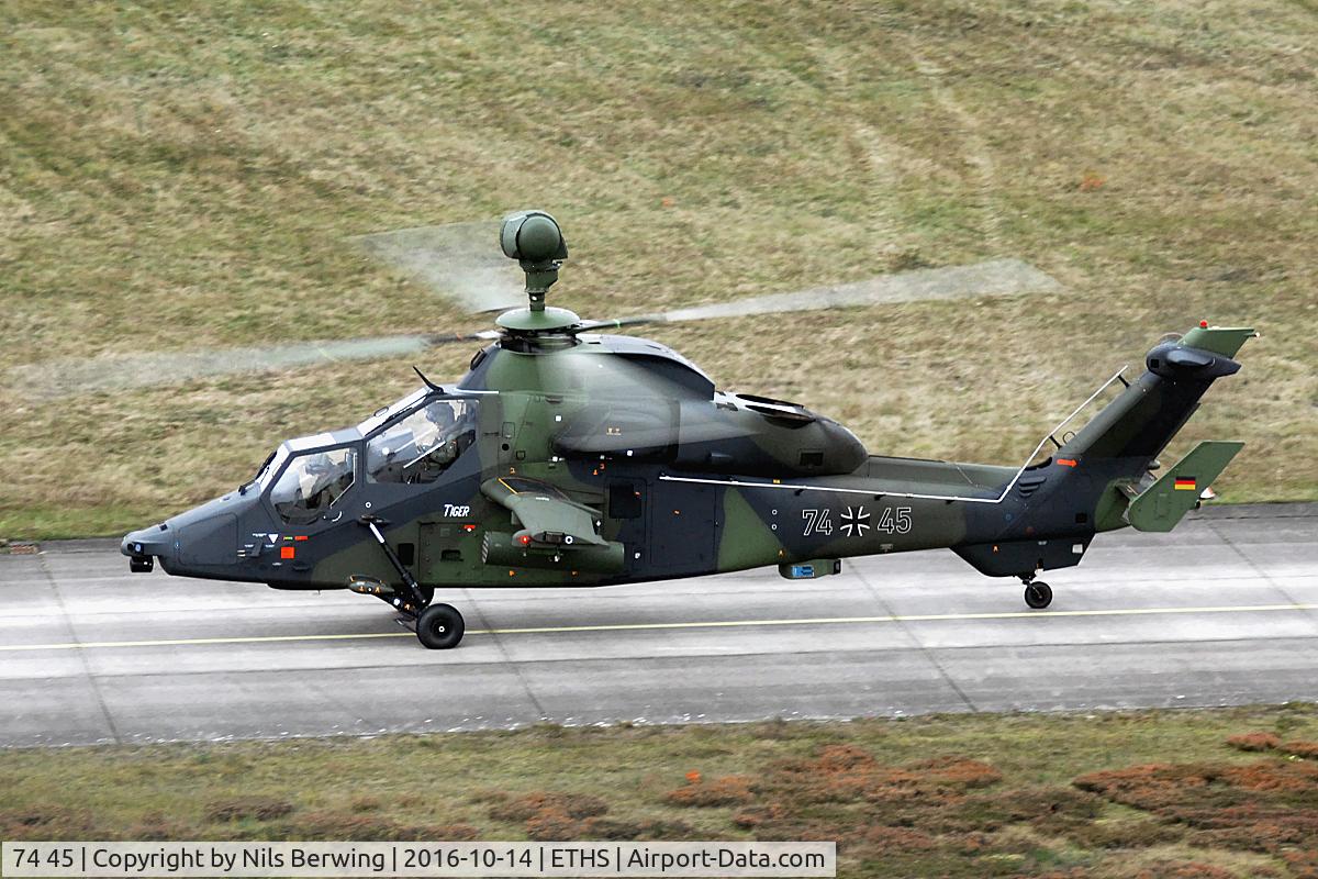 74 45, Eurocopter EC-665 Tiger UHT C/N 1045/UHT45, 74+45 at ETHS