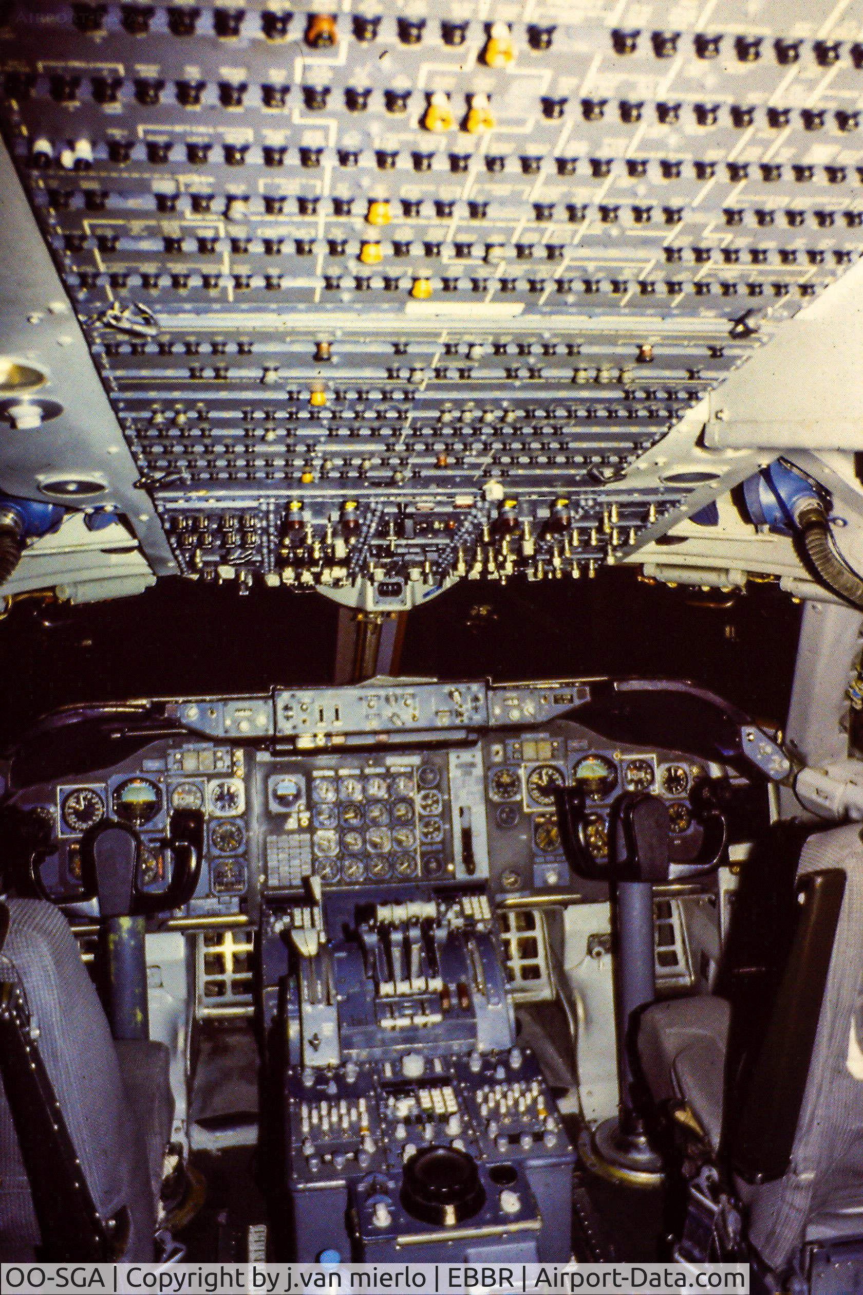 OO-SGA, 1970 Boeing 747-129 C/N 20401, SABENA maintenance '80s
