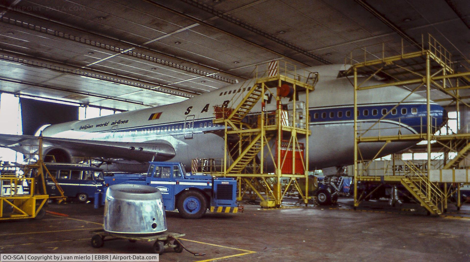 OO-SGA, 1970 Boeing 747-129 C/N 20401, SABENA Maintenance