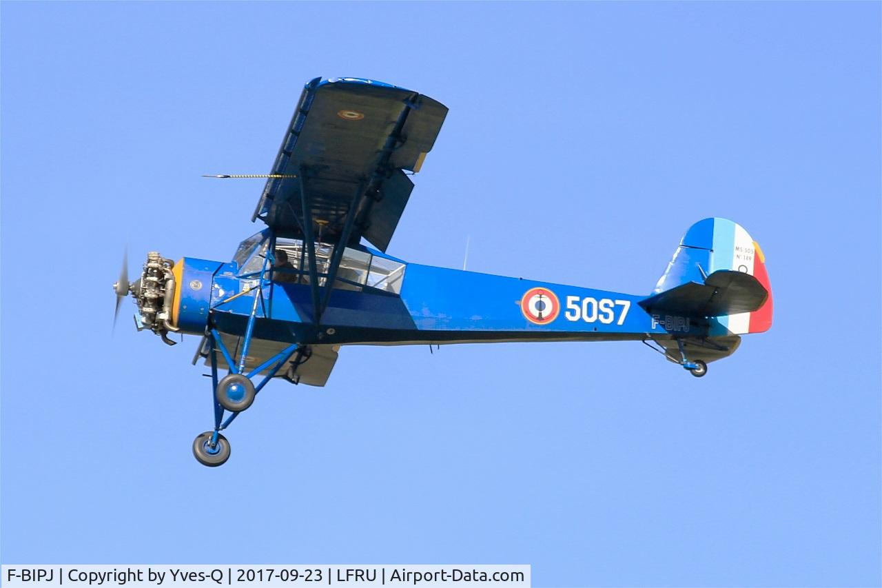 F-BIPJ, Morane-Saulnier MS-505 Criquet C/N 149, Morane-Saulnier MS-505 Criquet, On display, Morlaix-Ploujean airport (LFRU-MXN) Air show 2017