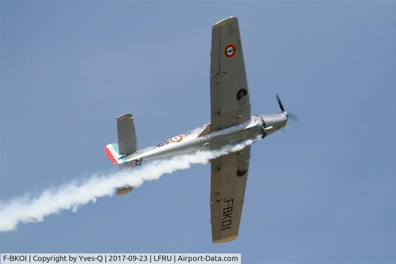 F-BKOI, Morane-Saulnier MS-733 Alcyon C/N 74, Morane-Saulnier MS-733 Alcyon, On display, Morlaix-Ploujean airport (LFRU-MXN) Air show 2017
