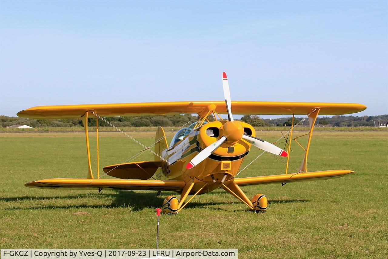 F-GKGZ, 1977 Pitts S-2A Special C/N 2149, Pitts S-2A Special, Static display, Morlaix-Ploujean airport (LFRU-MXN) air show 2017