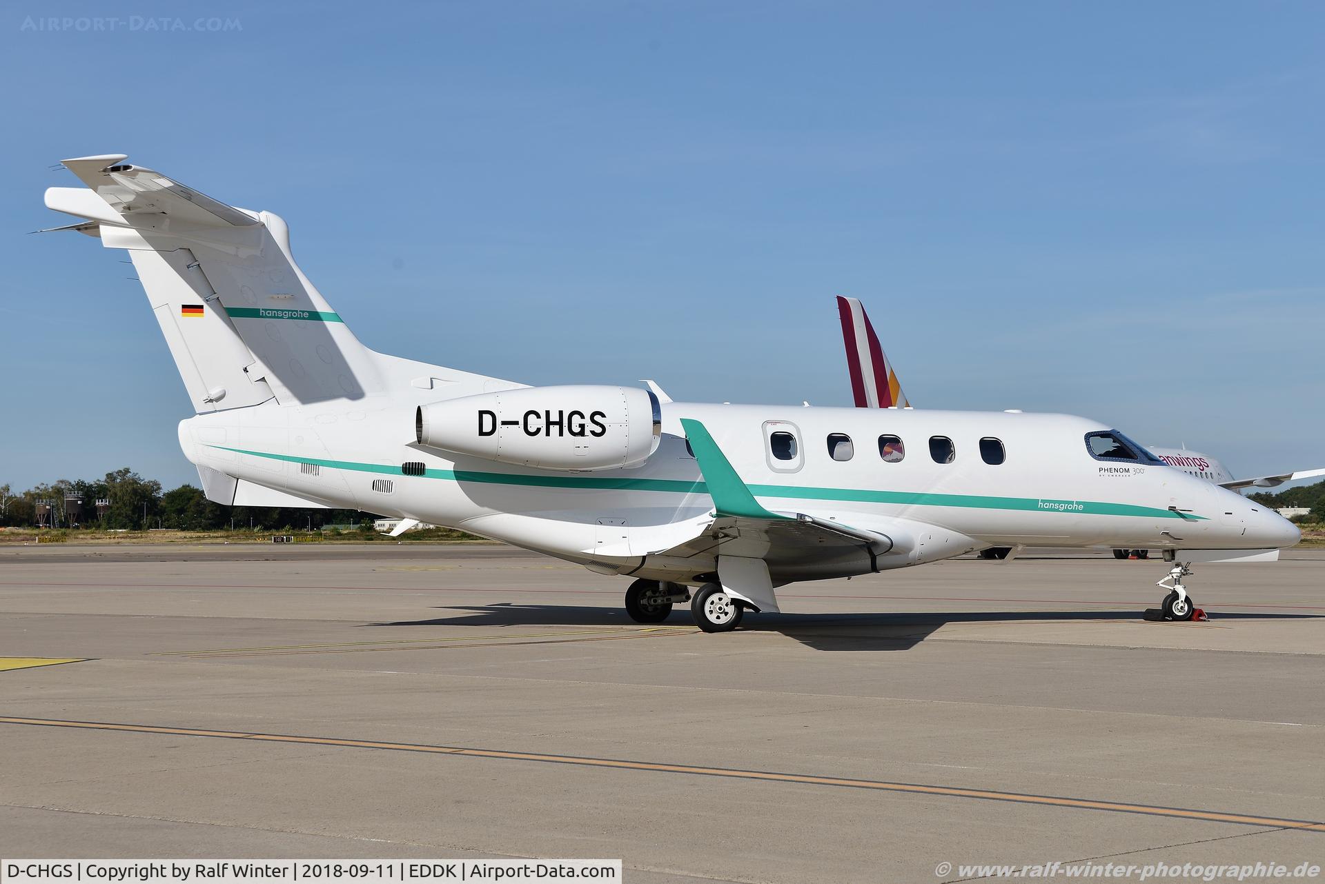 D-CHGS, 2013 Embraer EMB-505 Phenom 300 C/N 50500150, Embraer Phenom 300 EMB-505 - Hans Grohe GmbH - 50500150 - D-CHGS - 11.09.2018 - CGN