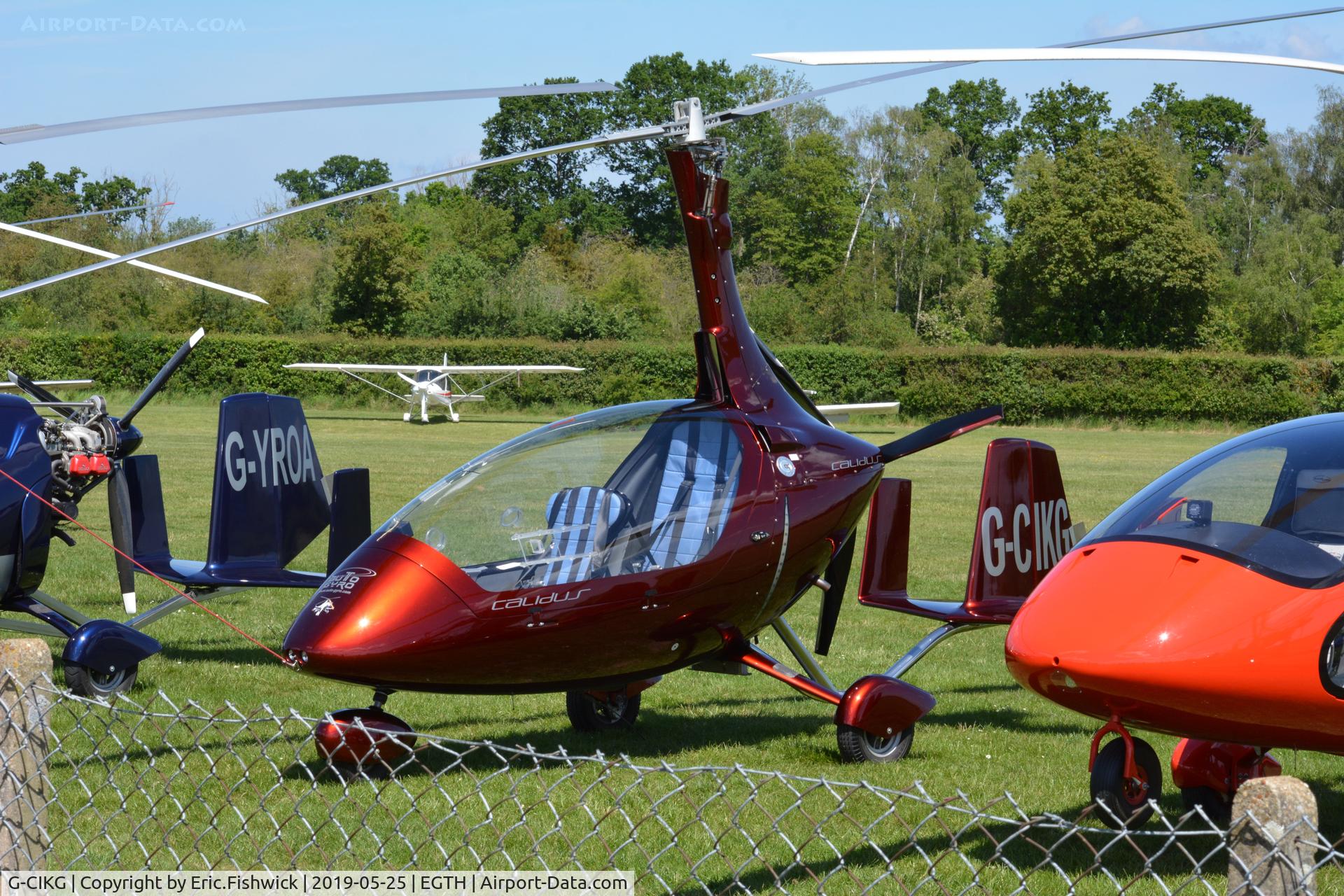 G-CIKG, 2014 RotorSport UK Calidus C/N RSUK/CALS/024, 3. G-CIKG at the British Rotor Association annual gathering at the Shuttleworth Collection, May. 2019.