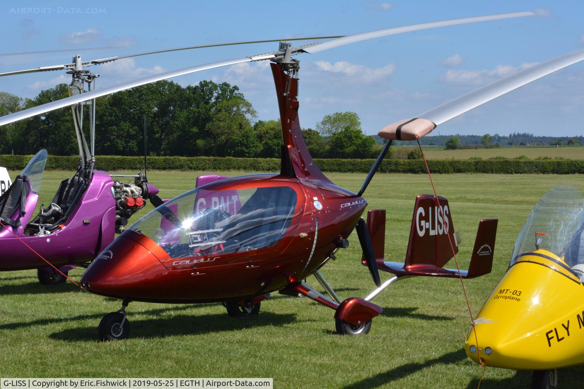 G-LISS, 2011 Rotorsport UK Calidus C/N RSUK/CALS/019, 3. G-LISS at the British Rotor Association annual gathering at the Shuttleworth Collection, May. 2019.