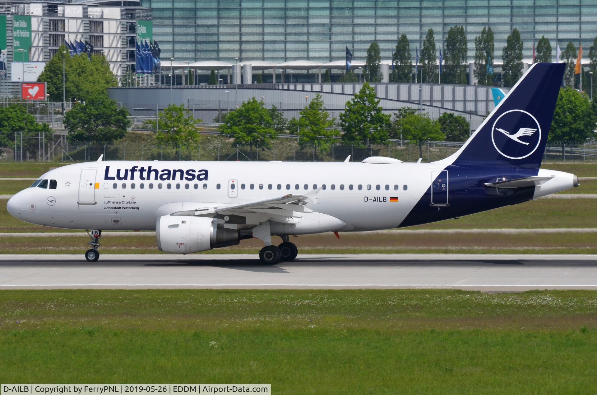 D-AILB, 1996 Airbus A319-114 C/N 610, Lufthansa A319 in new livery