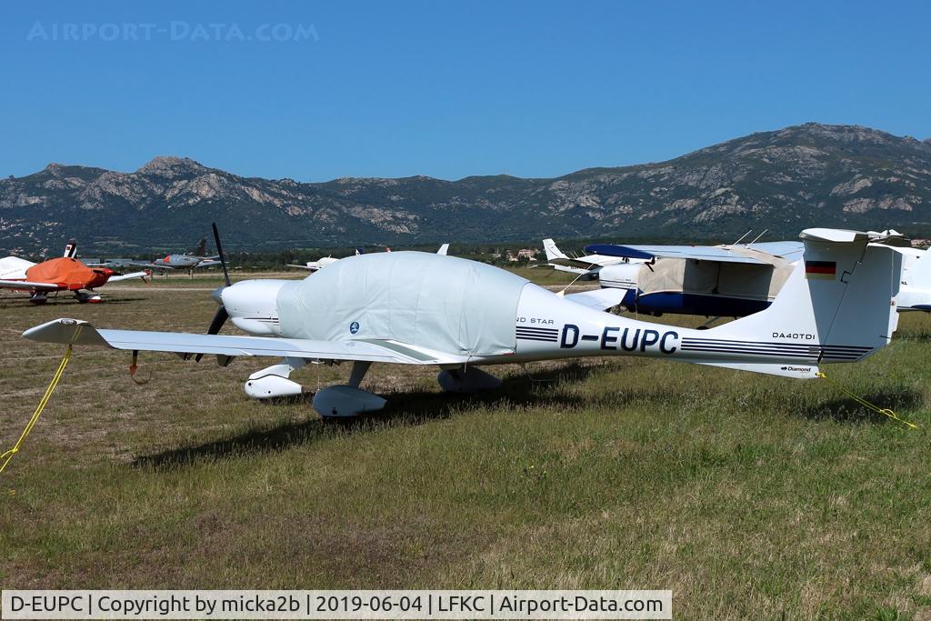 D-EUPC, Diamond DA-40 TDI Diamond Star C/N D4.232, Parked