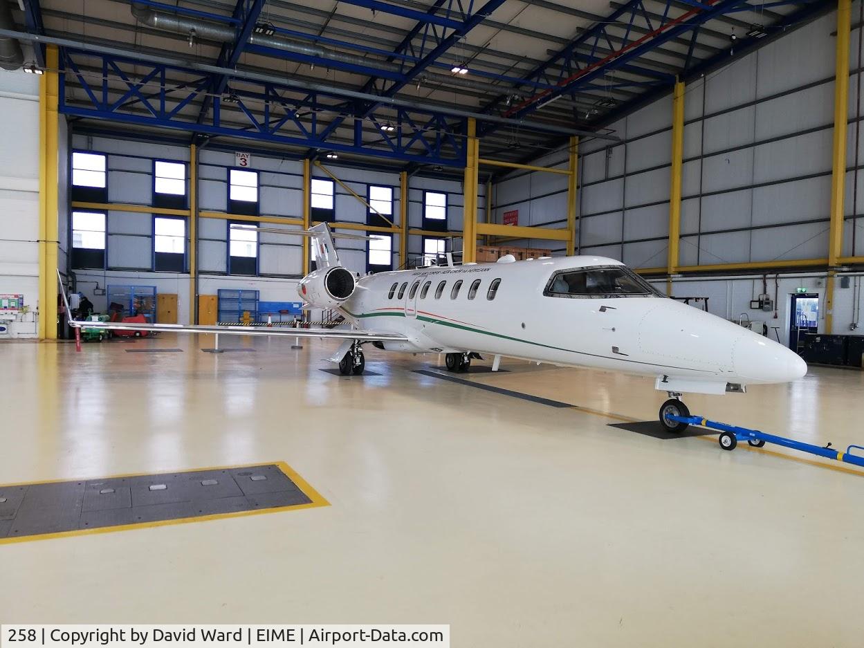 258, 2003 Learjet 45 C/N 45-234, Irish Air Corps #258 Learjet 45 In The Hangar At Baldonnel