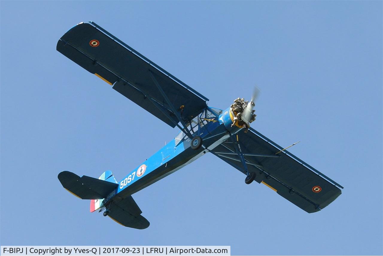 F-BIPJ, Morane-Saulnier MS-505 Criquet C/N 149, Morane-Saulnier MS-505 Criquet, On display, Morlaix-Ploujean airport (LFRU-MXN) Air show 2017