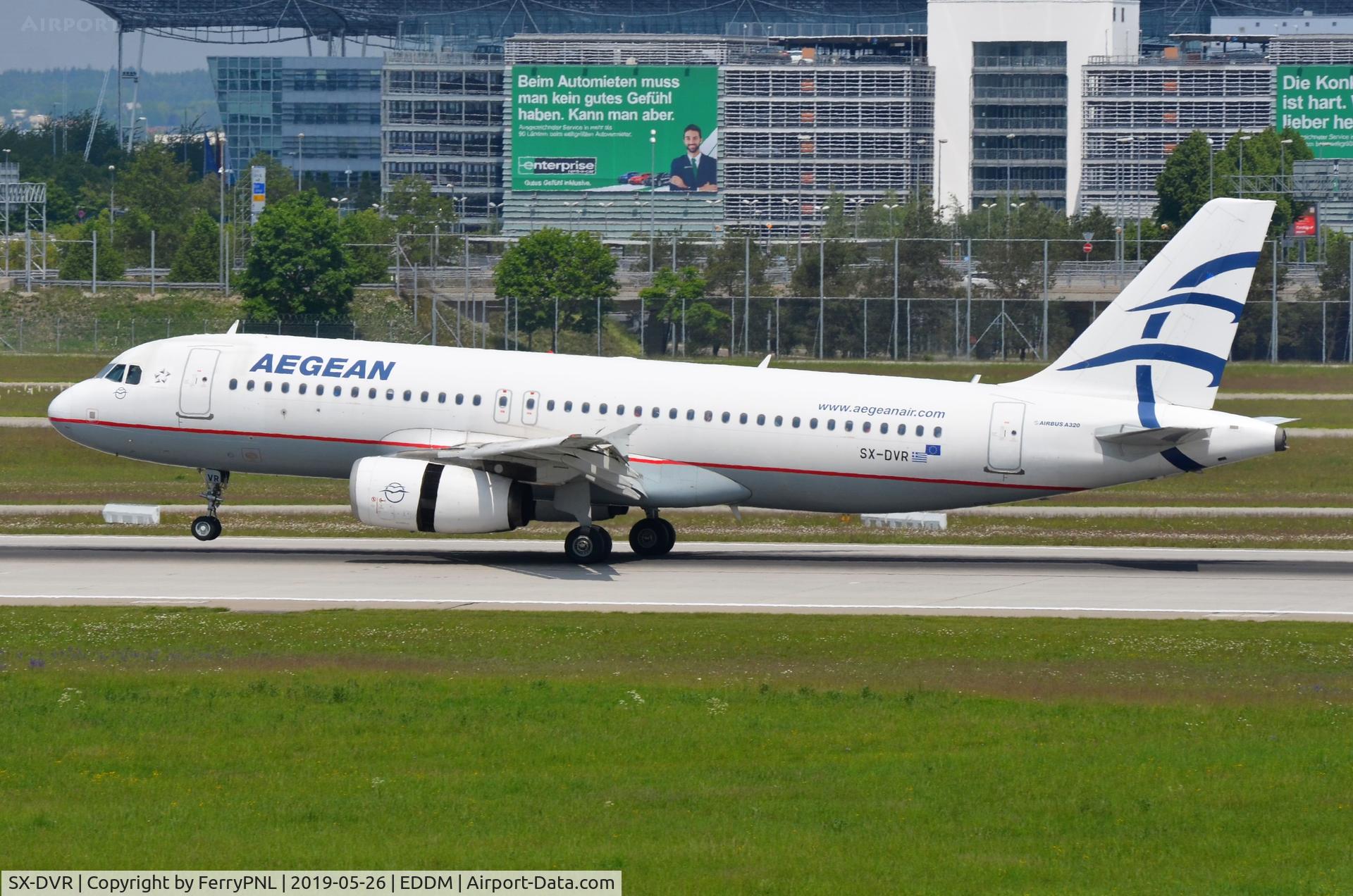 SX-DVR, 2008 Airbus A320-232 C/N 3714, Landing of Aegean A320