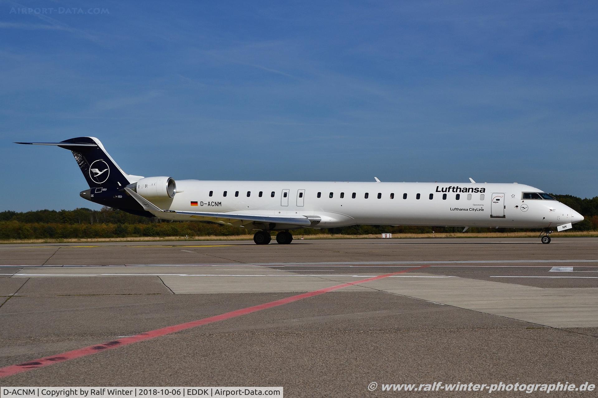 D-ACNM, 2010 Bombardier CRJ-900LR (CL-600-2D24) C/N 15253, Bombardier CL-600-2D24 CRJ-900LR - CL CLH Lufthansa CityLine - 15253 - D-ACNM - 06.10.2018 - CGN
