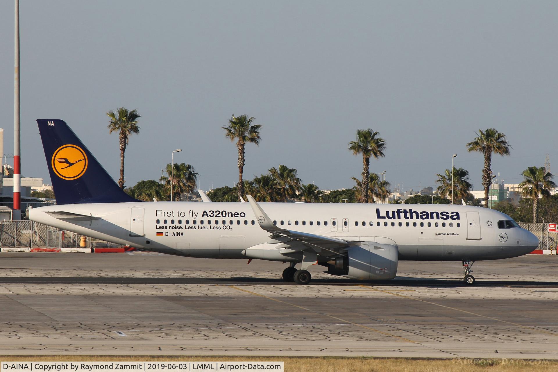D-AINA, 2015 Airbus A320-271N C/N 6801, A320Neo D-AINA Lufthansa