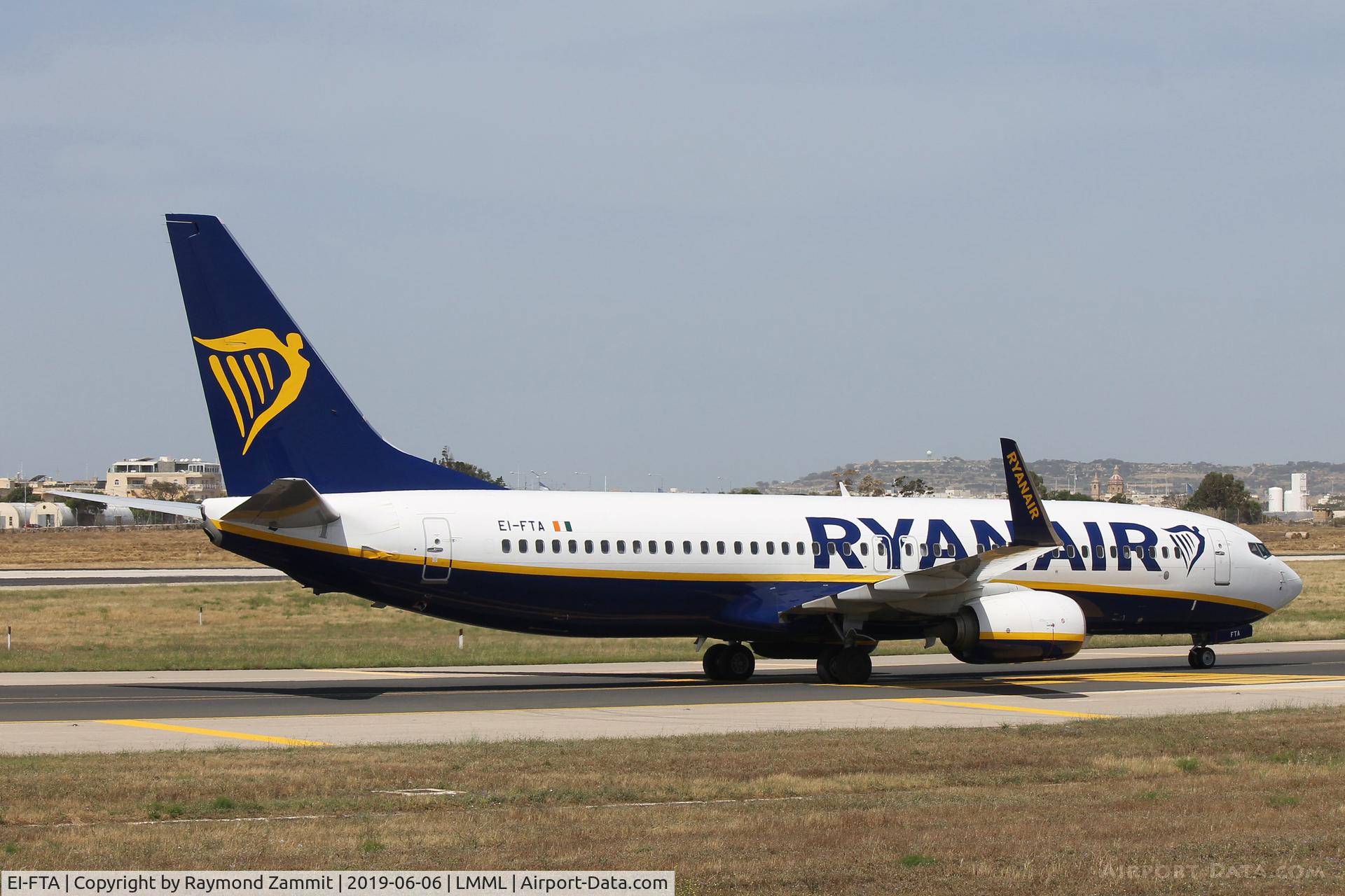 EI-FTA, 2016 Boeing 737-8AS C/N 44751, B737-800 EI-FTA Ryanair