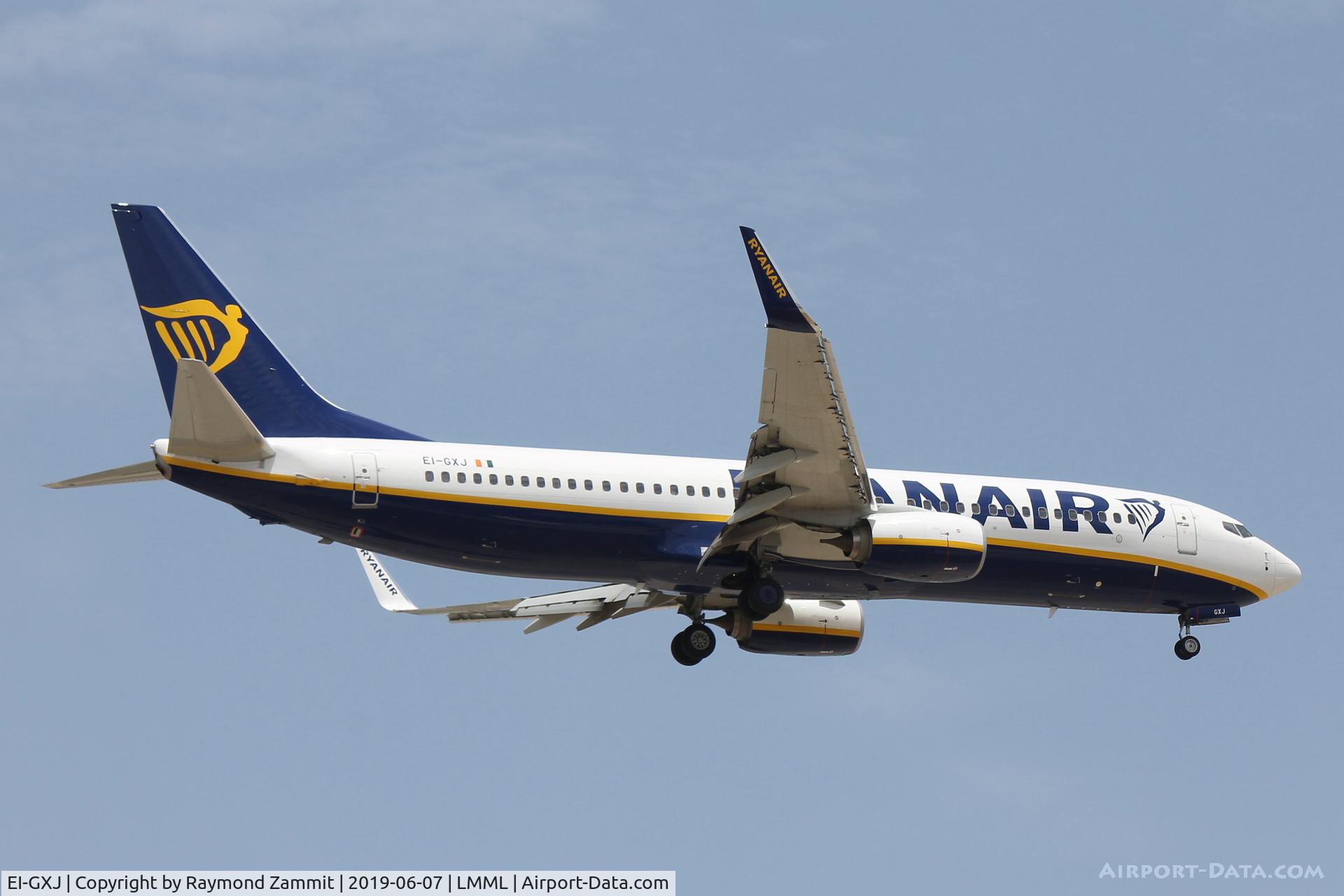 EI-GXJ, 2018 Boeing 737-800 C/N 44859, B737-800 EI-GXJ Ryanair