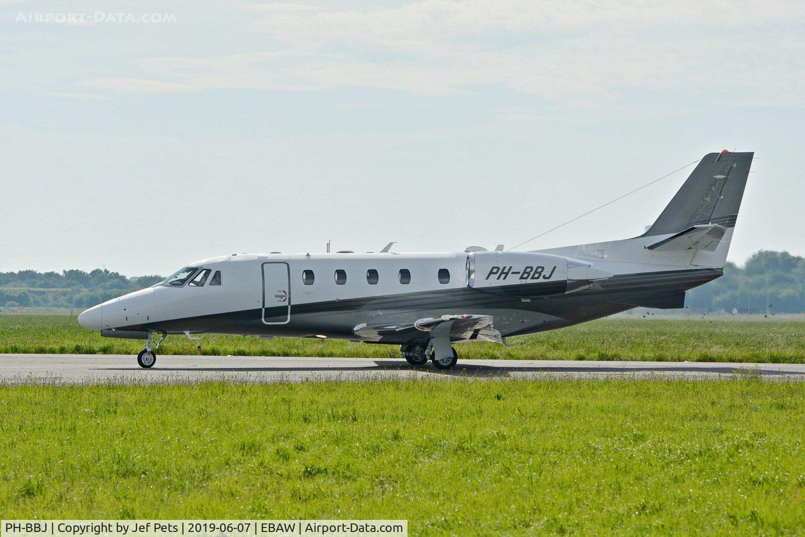 PH-BBJ, 2018 Cessna 560XL Citation Excel XLS+ C/N 560-6266, Taxiing at Antwerp Airport.