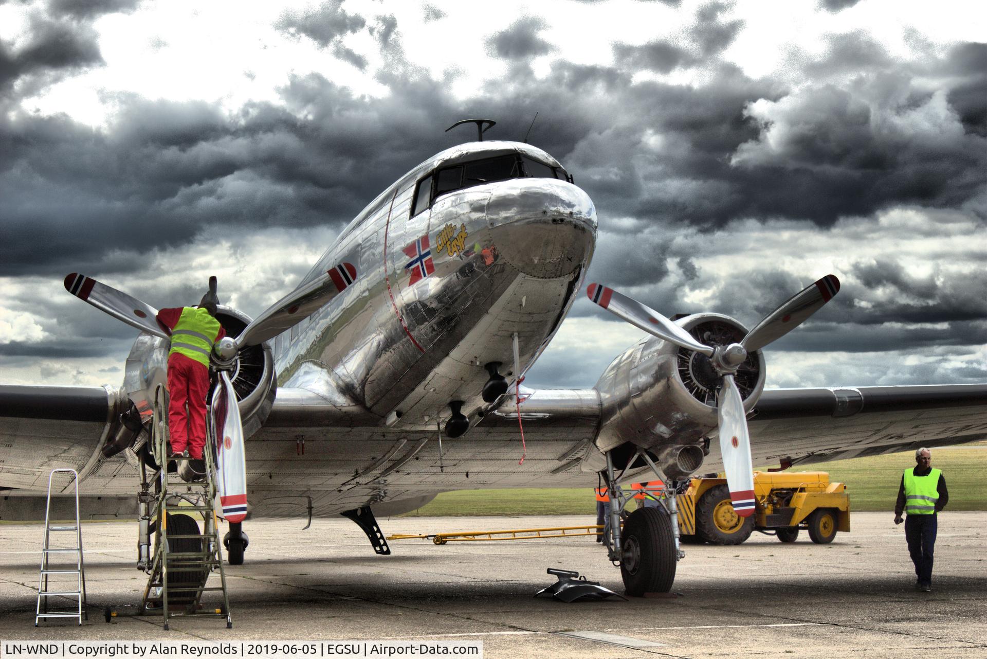 LN-WND, 1943 Douglas C-53D-DO Skytrooper (DC-3A) C/N 11750, Aircraft taking part in the 75 anniversary celebrations, of the D-Day landings.