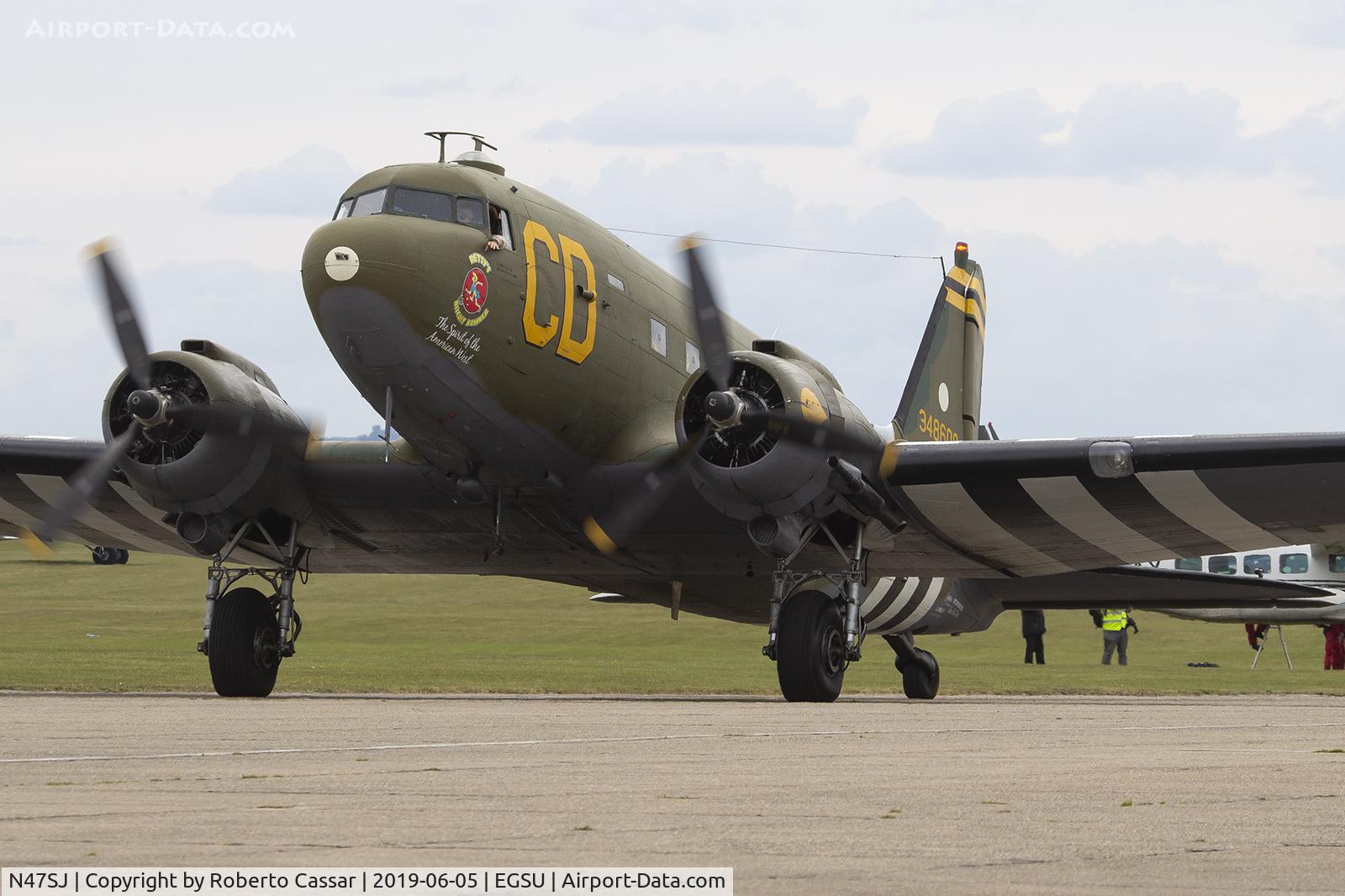 N47SJ, 1943 Douglas DC3C-R (C-47B-5-DK) C/N 14423, Daks Over Normandy 2019 - 43-48608 (Betsy's Biscuit Bomber)
