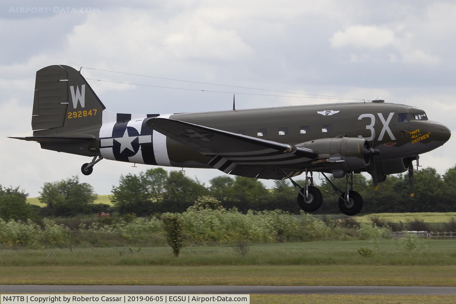 N47TB, 1944 Douglas DC3C (C-47A) C/N 12693, Daks Over Normandy 2019 - 42-92847 (That's All Brother)