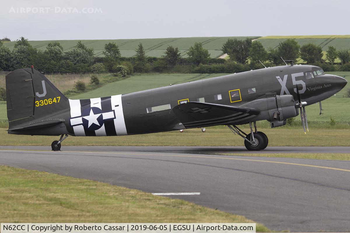 N62CC, 1943 Douglas DC-3C (C-47A-DL) C/N 13798, Daks Over Normandy 2019 - 43-30647 (Virginia Ann)