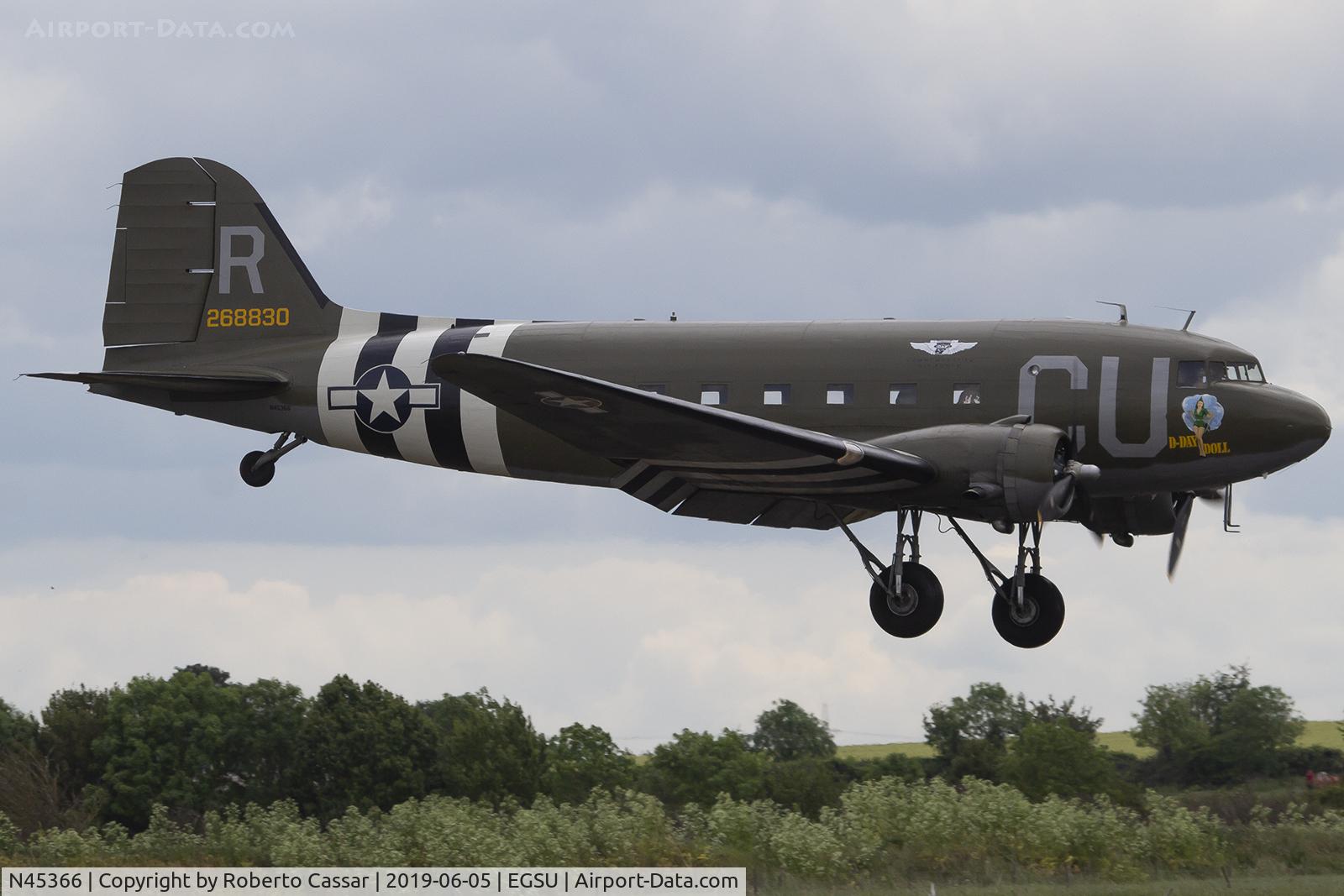 N45366, 1943 Douglas C-53D-DO Skytrooper (DC-3A) C/N 11757, Daks Over Normandy 2019 - 42-68830 (D-Day Doll)