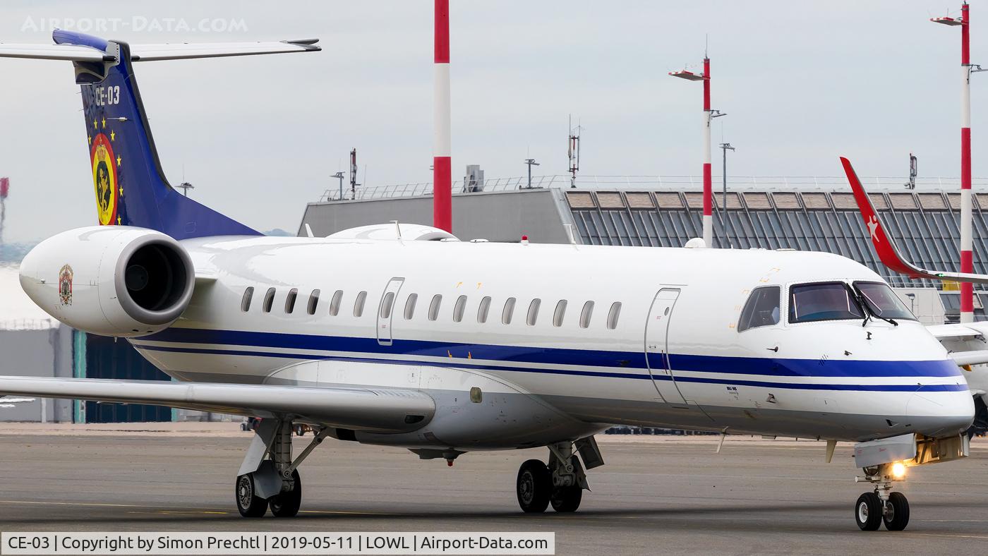 CE-03, 2001 Embraer ERJ-145LR (EMB-145LR) C/N 145526, CE-03 @ Linz Airport