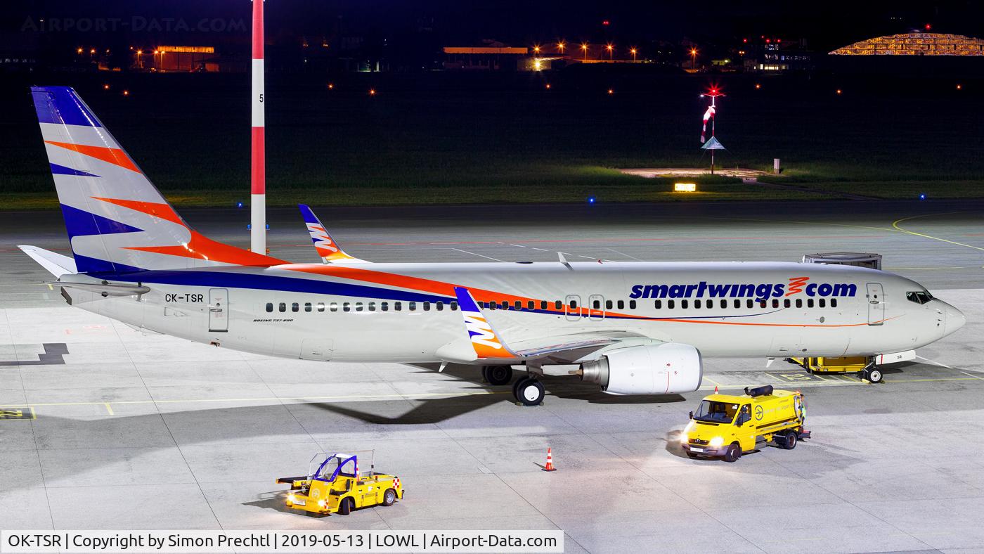 OK-TSR, 2010 Boeing 737-82R C/N 40875, OK-TSR @ Linz Airport